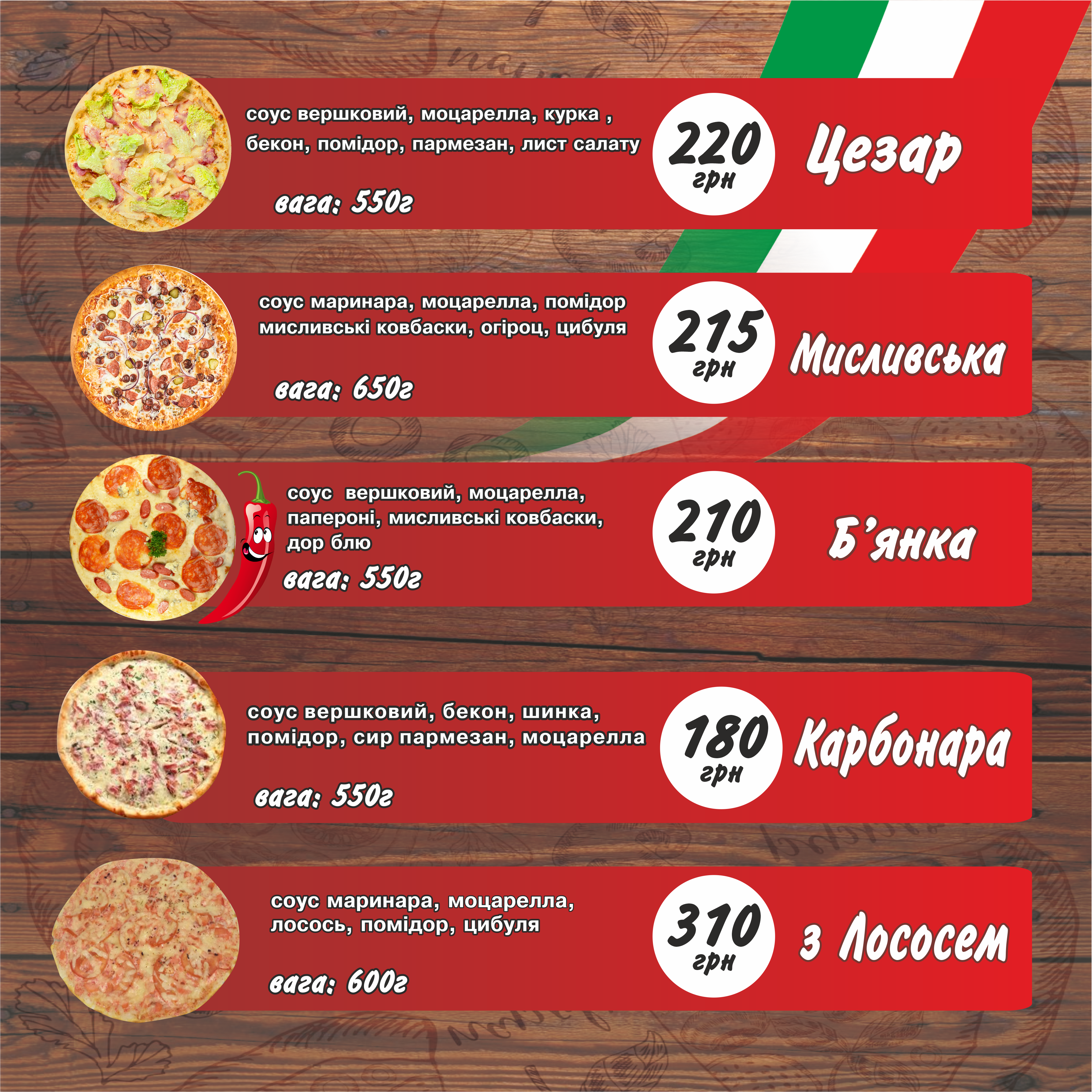 Nyam-Nyam Sushy Pytstsa menu 12