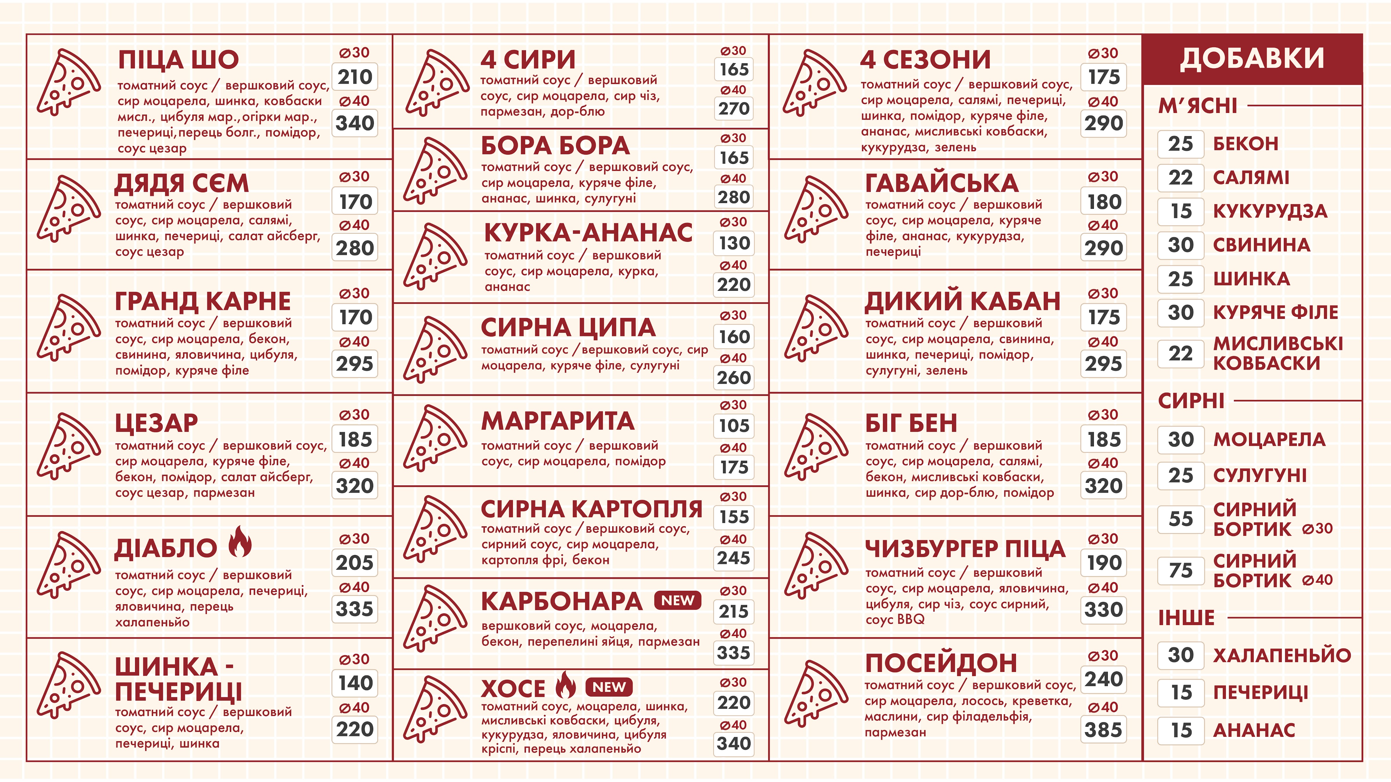 Sho Khochesh - Dostavka Yizhi V M. Kam'yansʹke menu 3