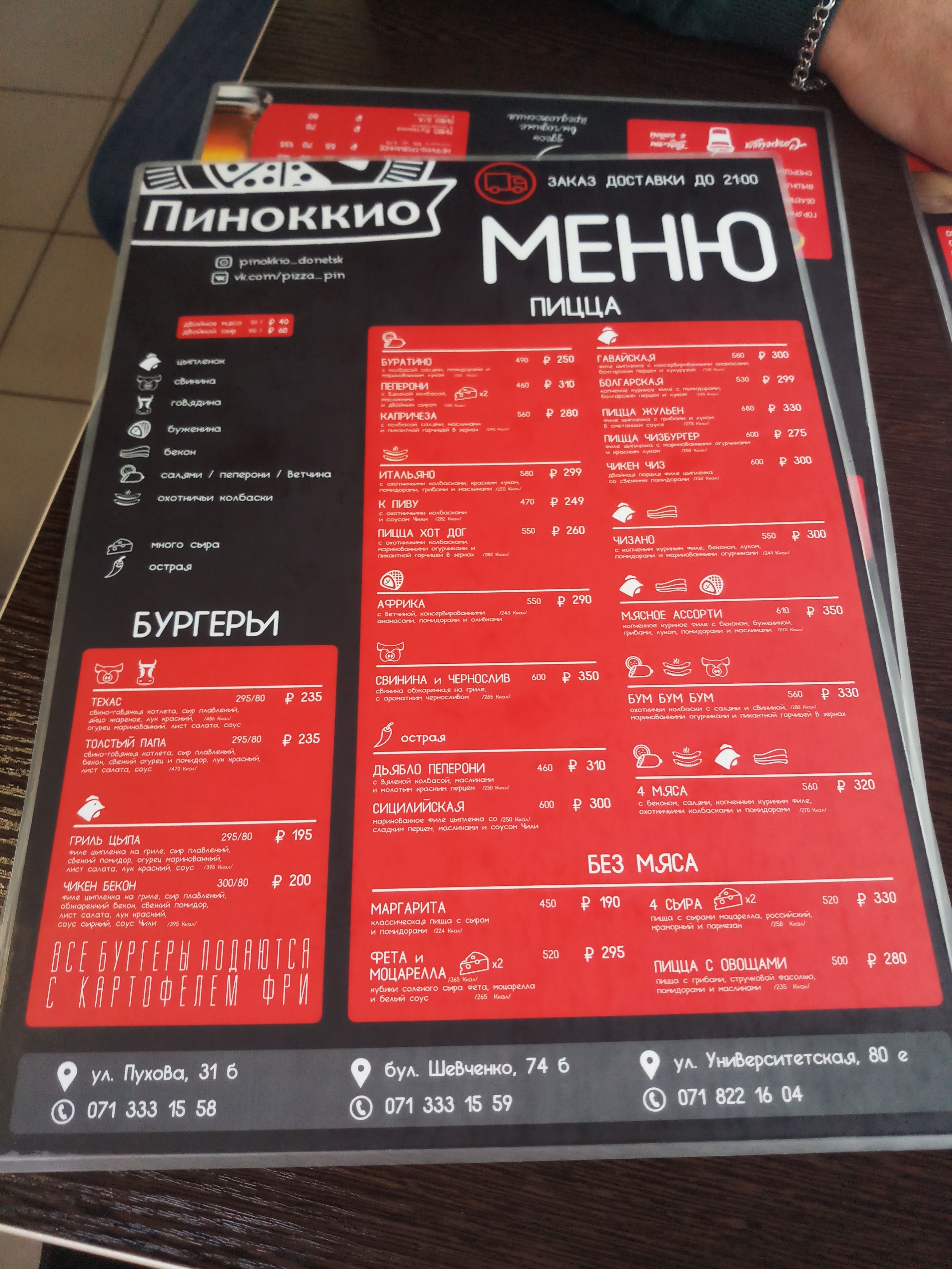 Pynokkyo menu 2