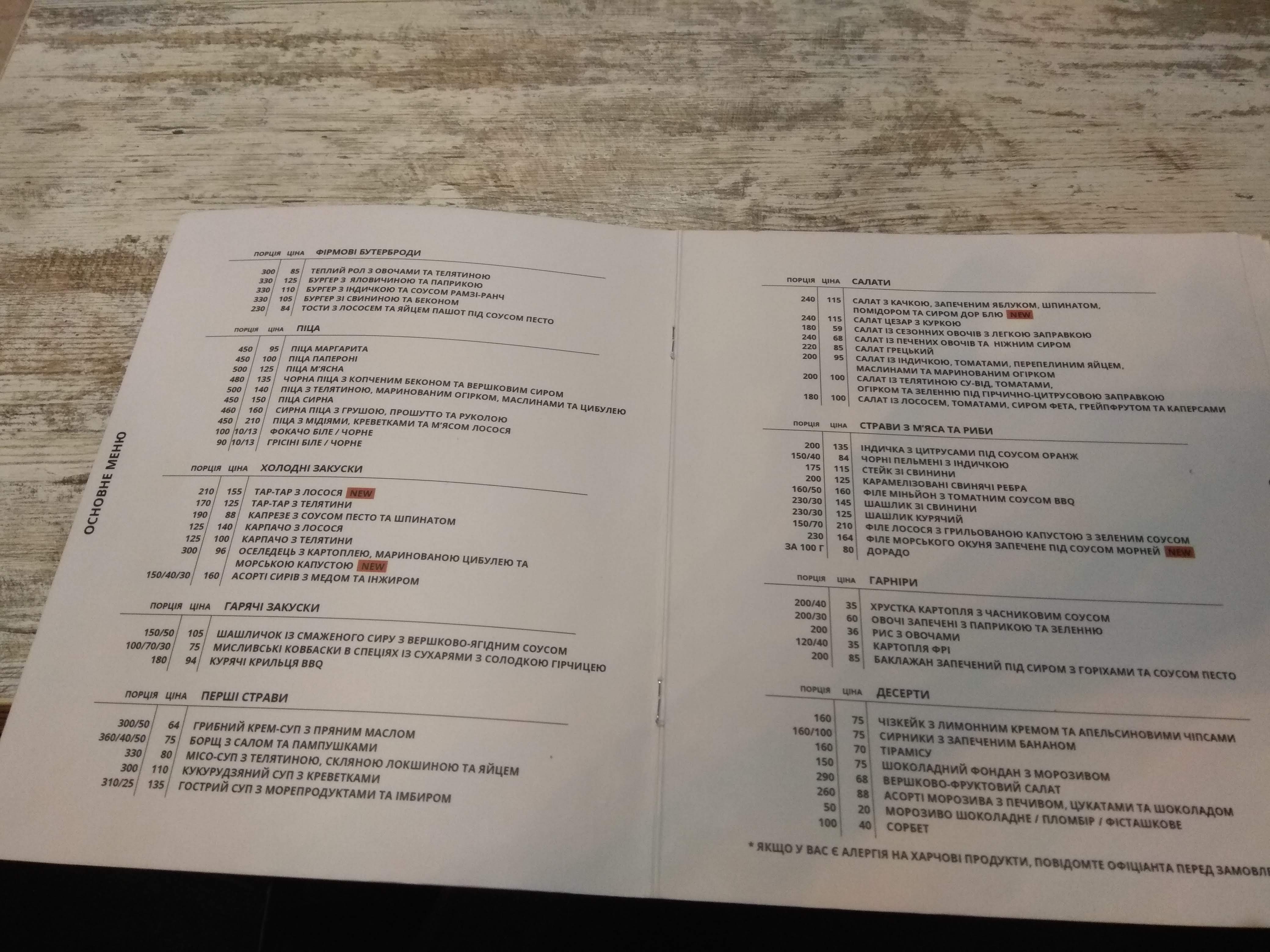Butter cafe menu 6