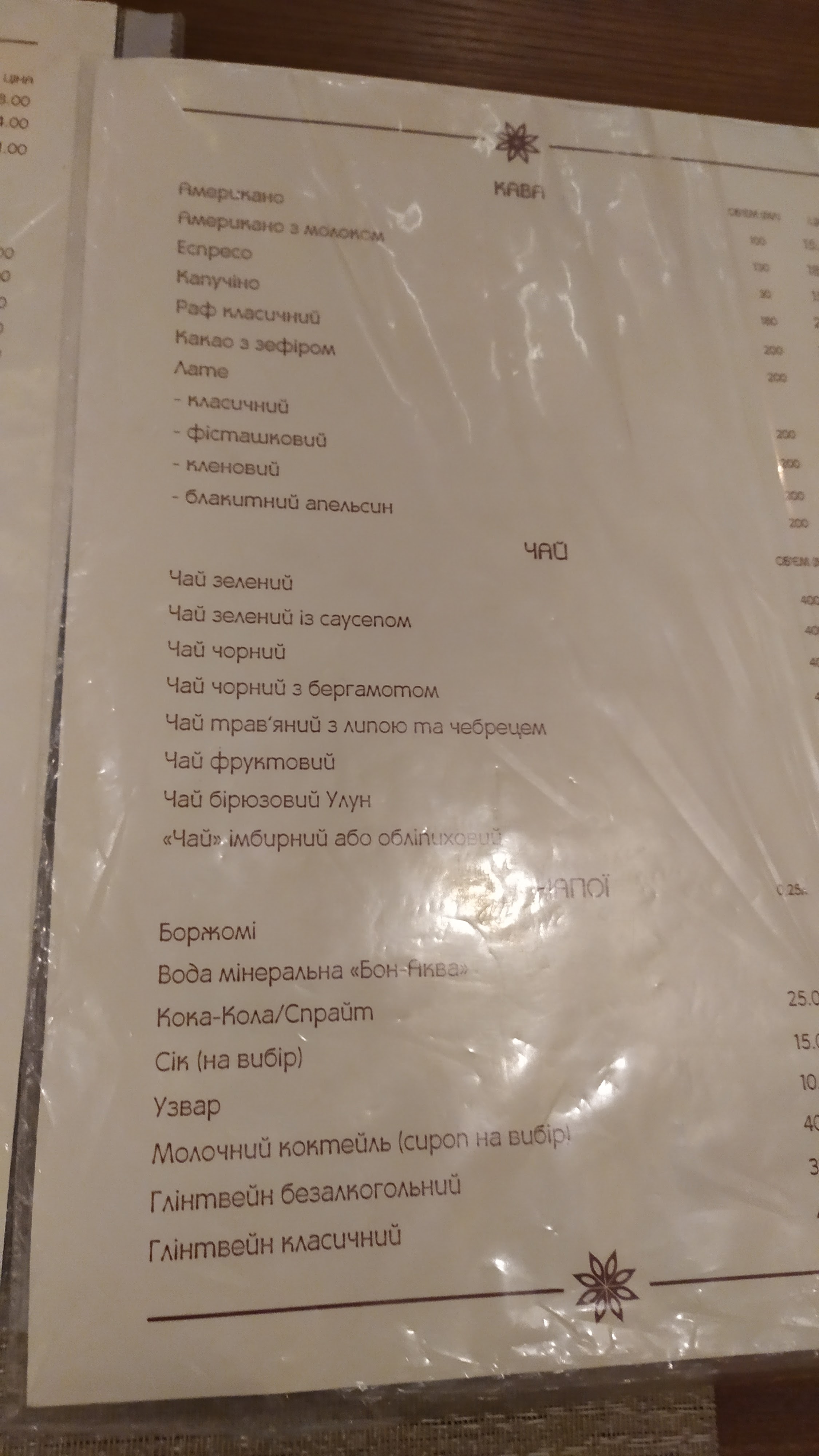 Restoratsiya "Anis" menu 3