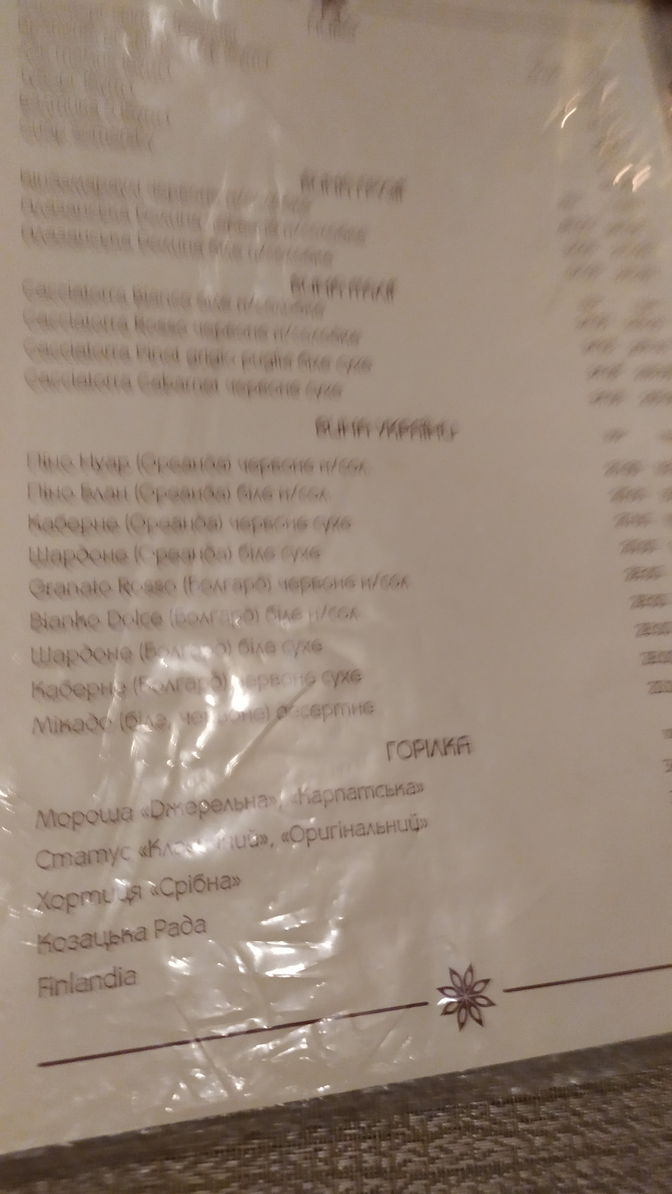 Restoratsiya "Anis" menu 5