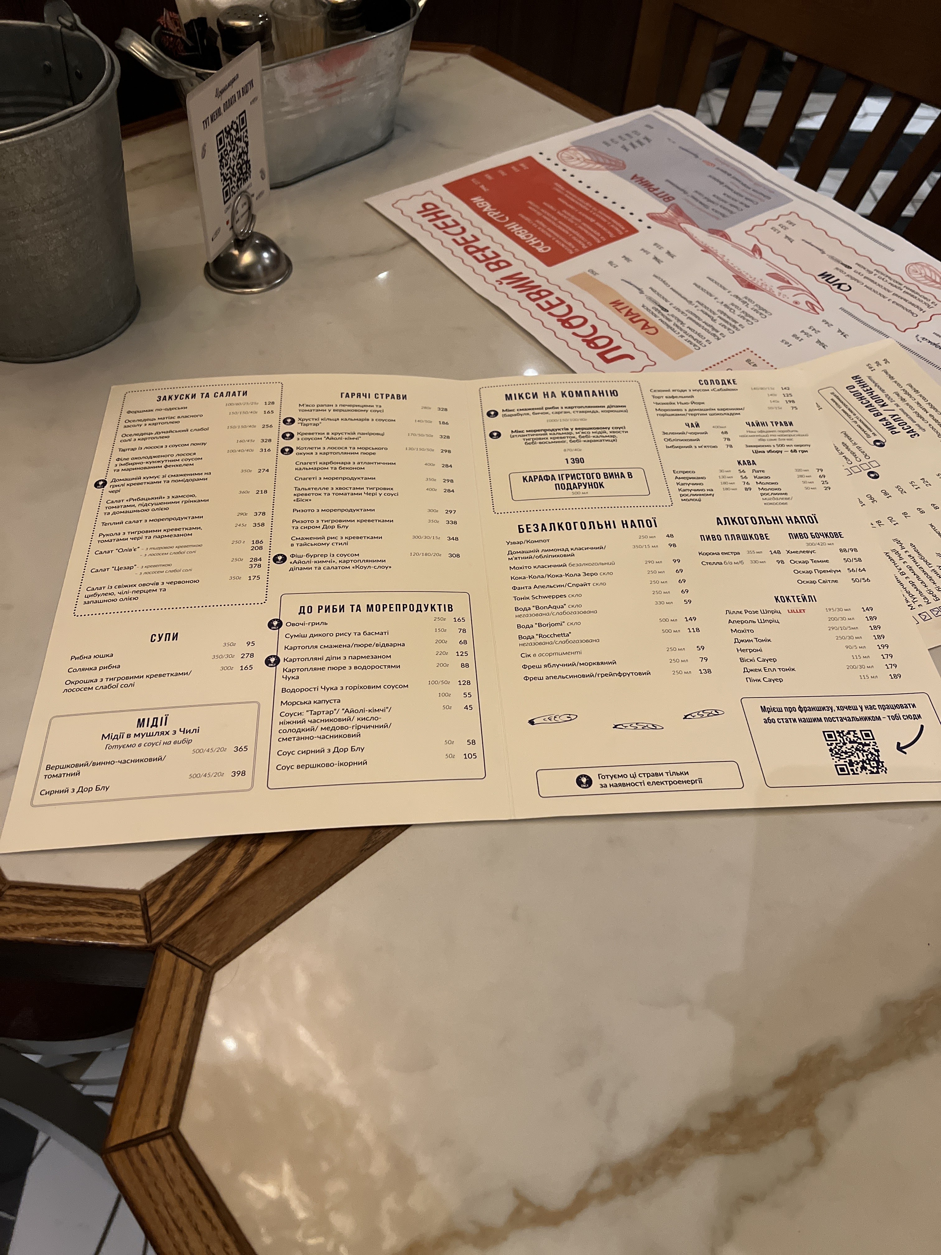 Чорноморка menu 1