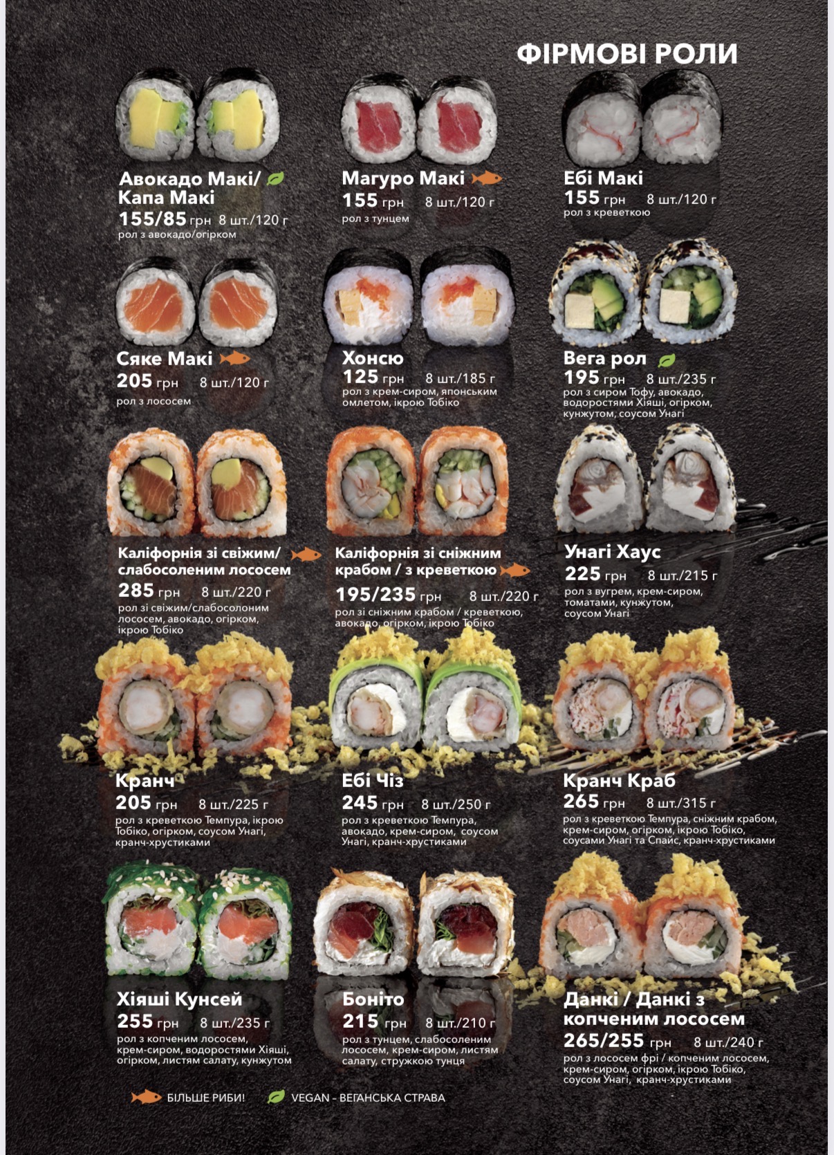 Fugu menu 4