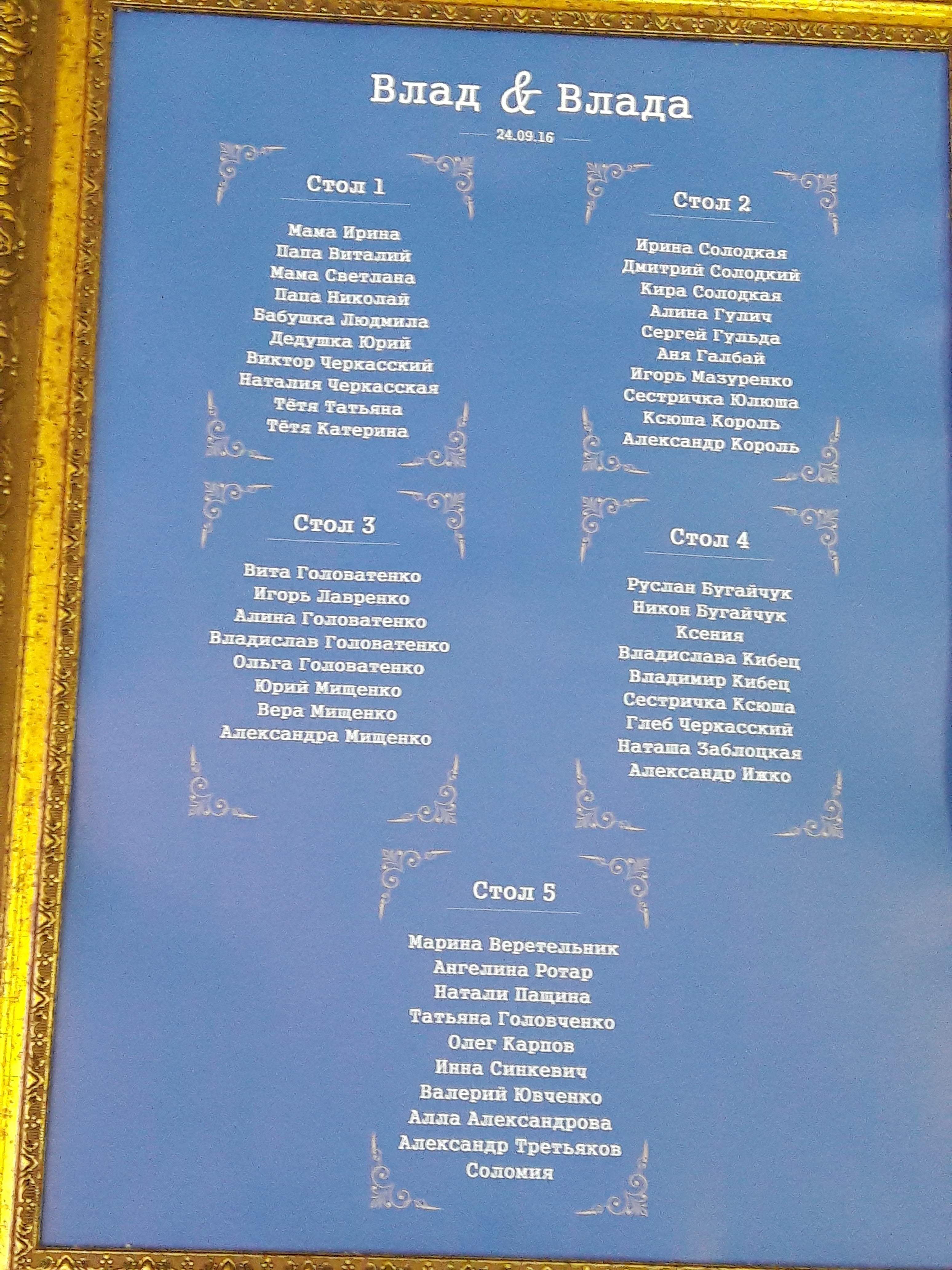 Chaika menu 4