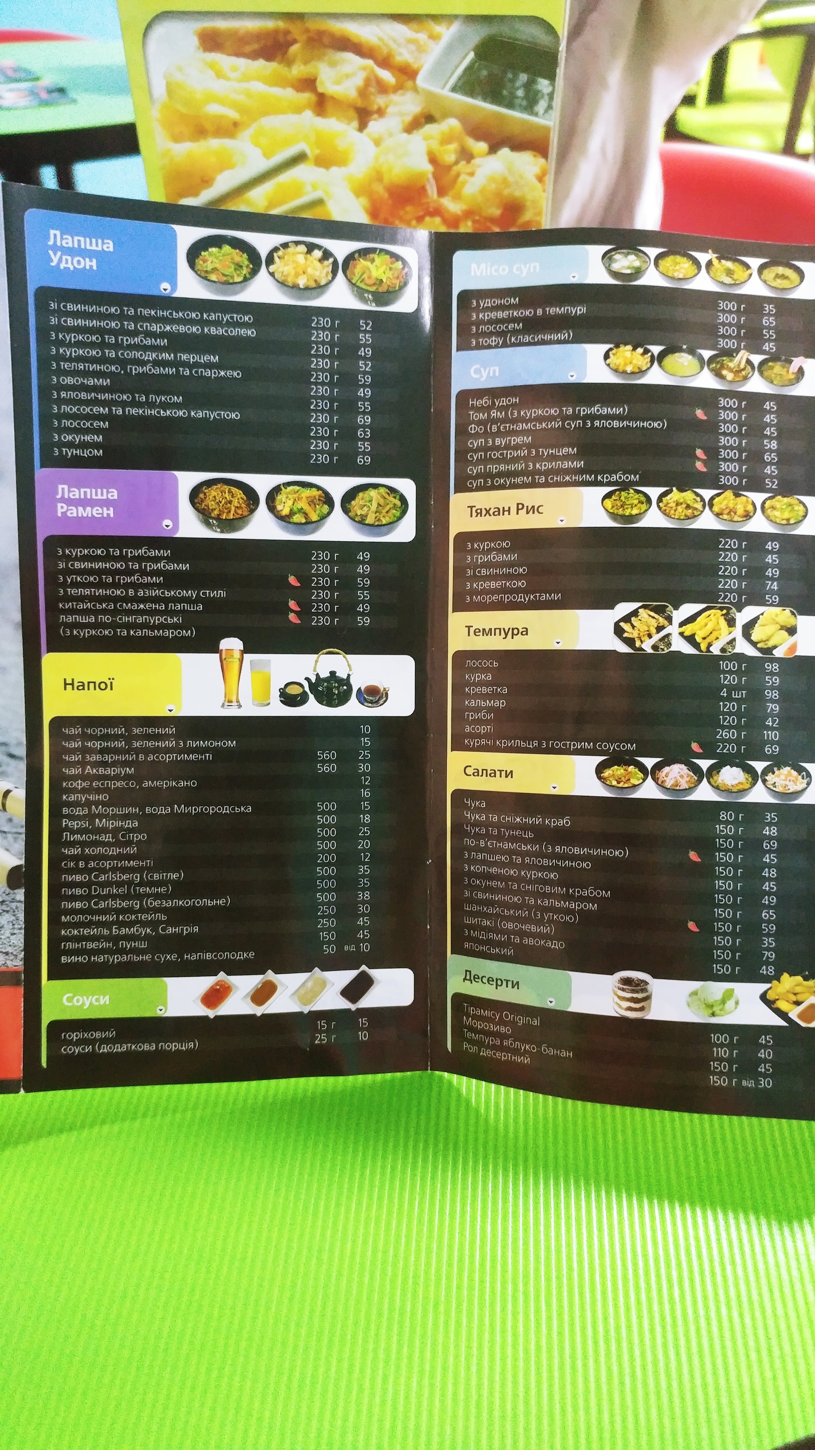Sushi-Kafe Akvarium menu 5