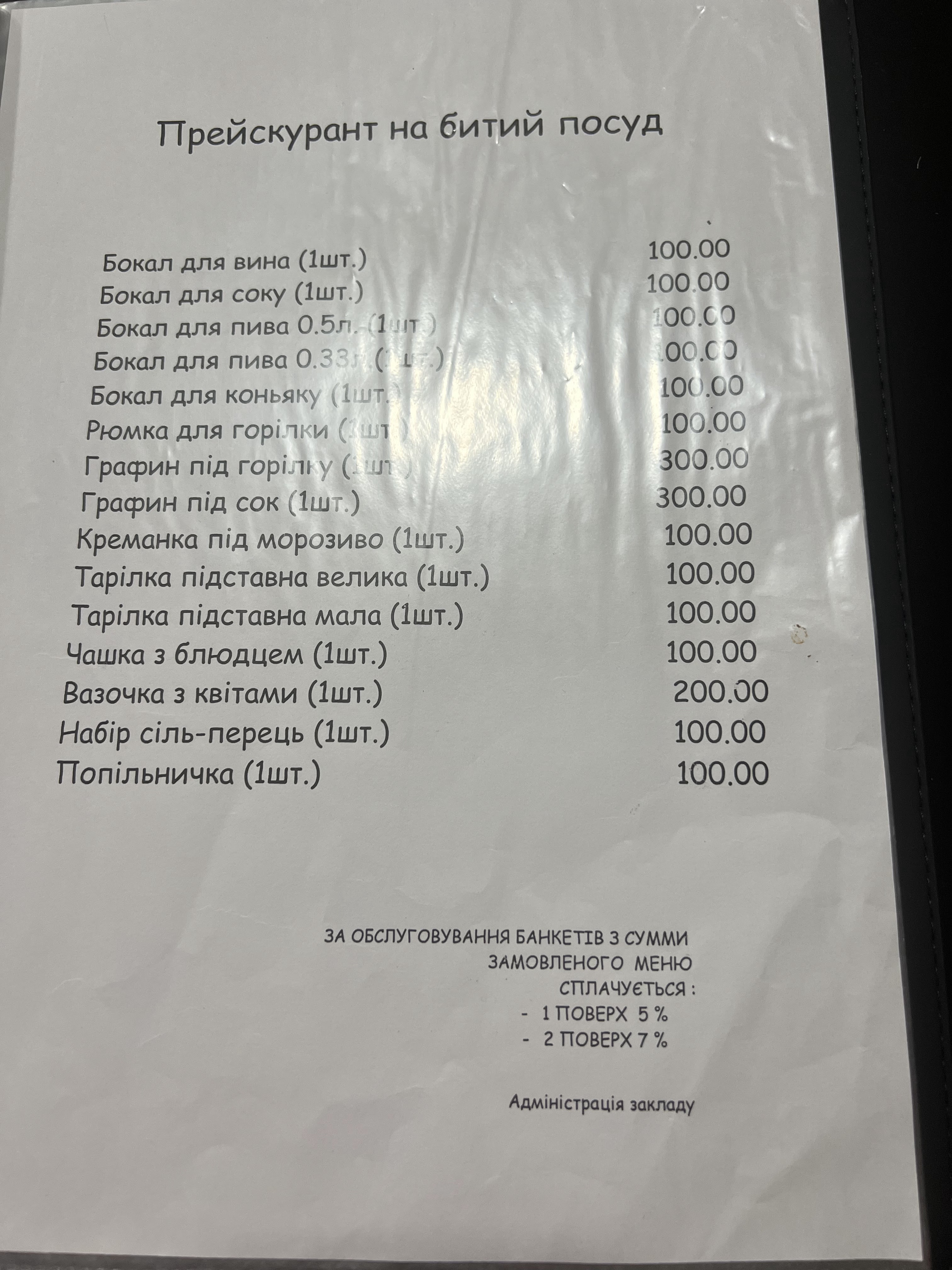 Kafe "Viktoriya" menu 8