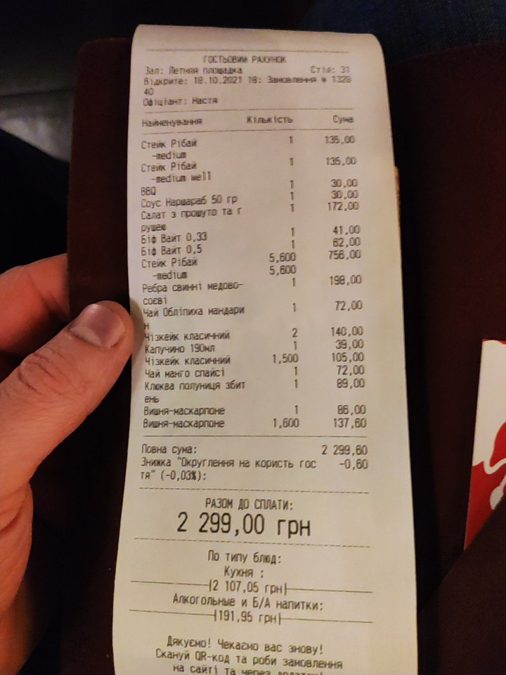 BIF Pizza and Grill menu 2