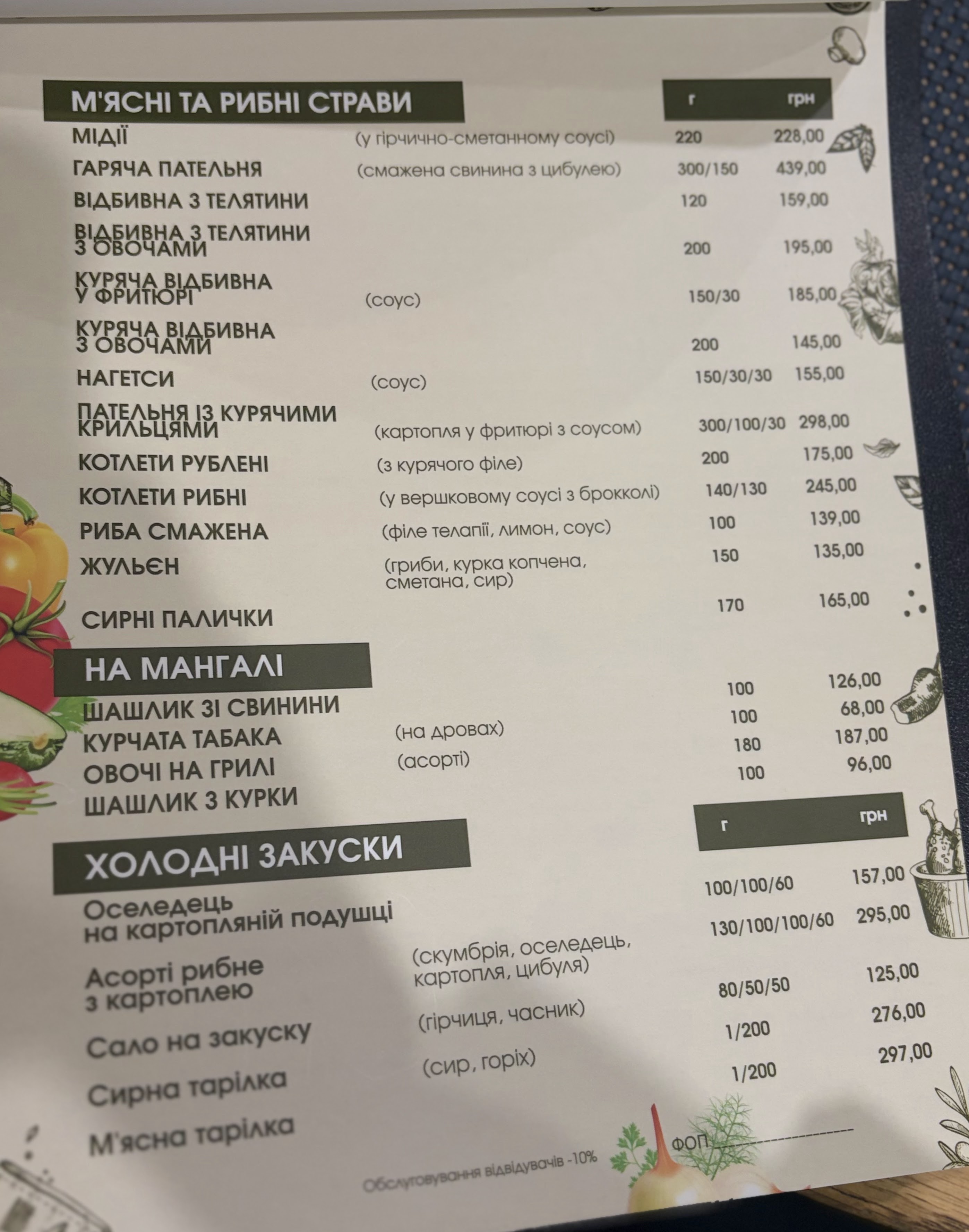 Tele-Pizza menu 7