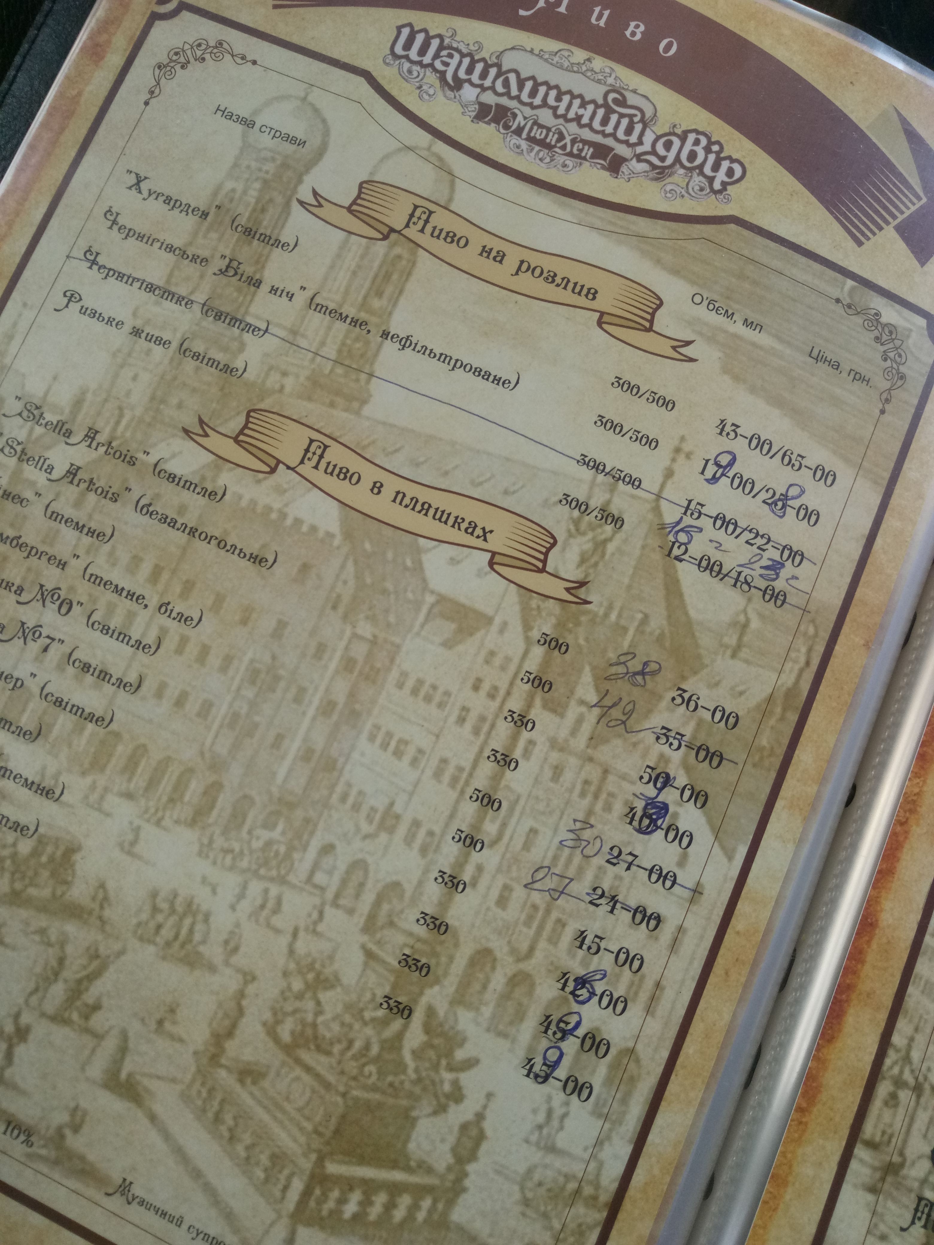 Munich - Shashlychnyj yard menu 9