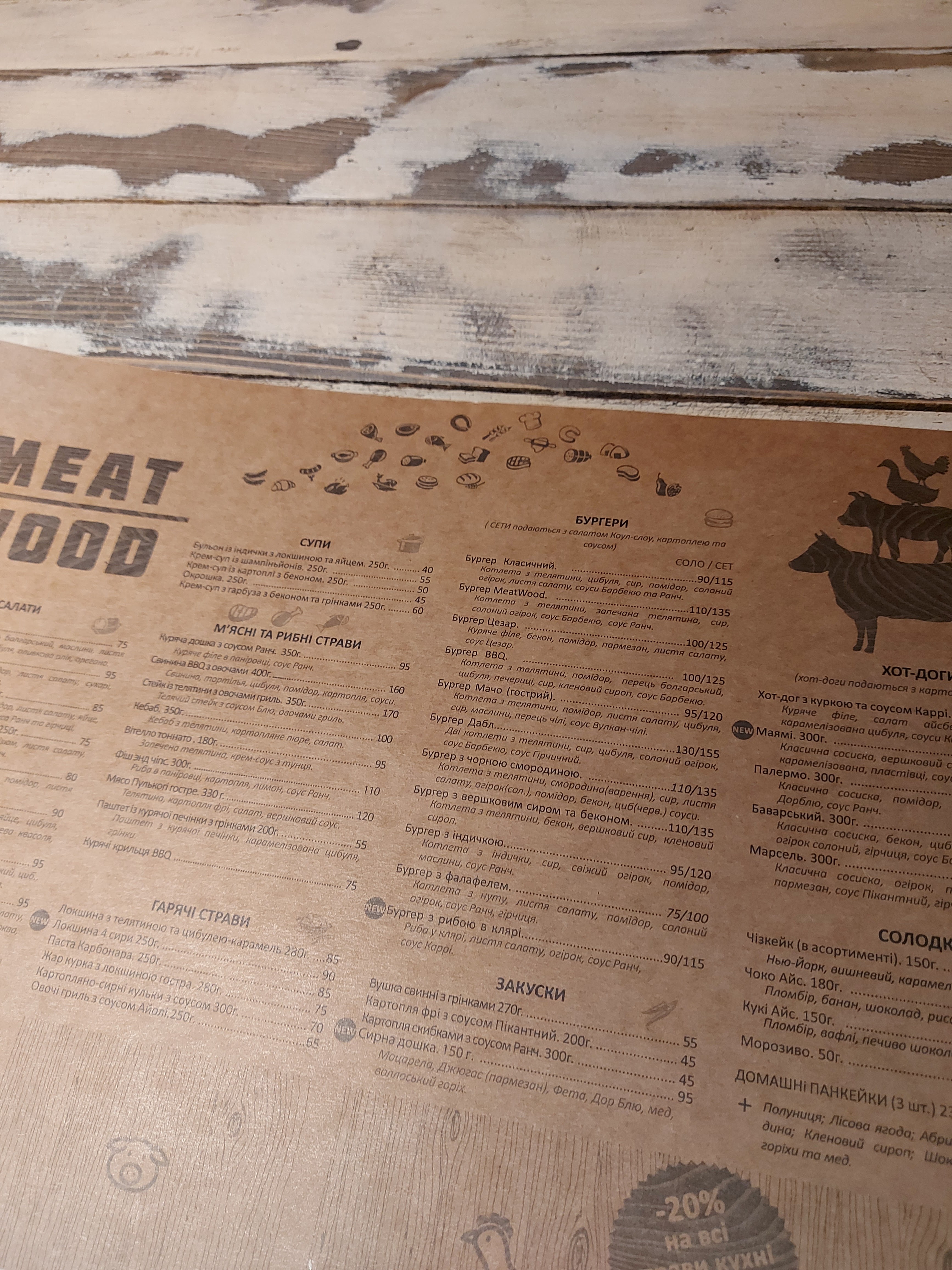 Meat Wood menu 6