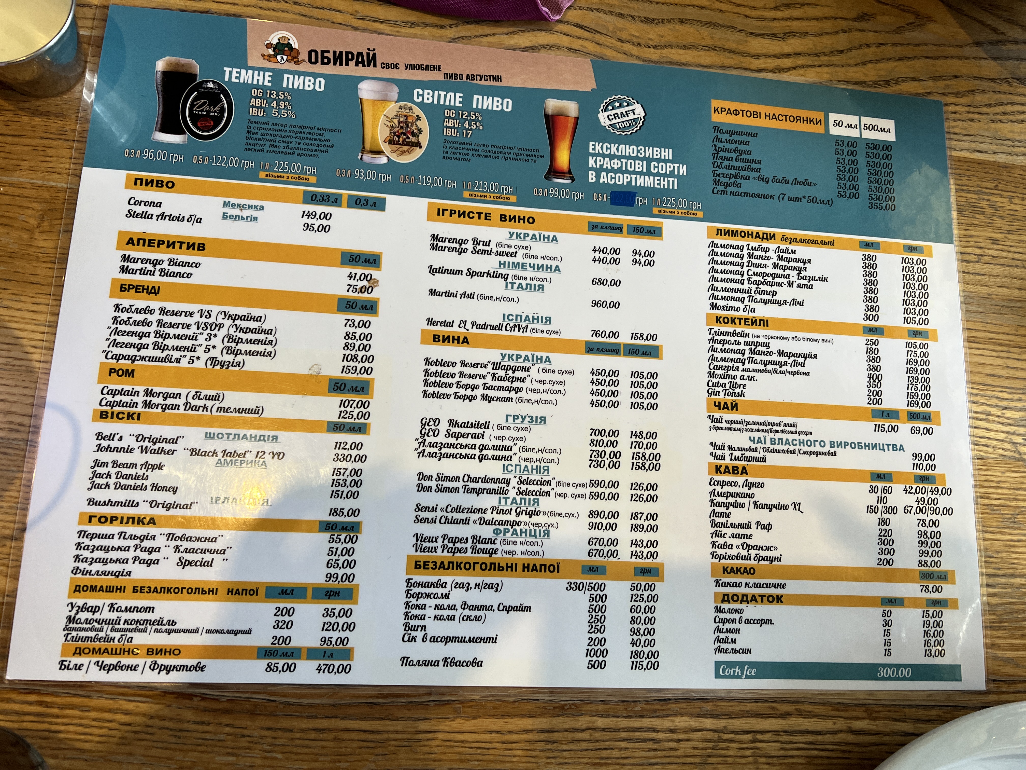 Halushka menu 3