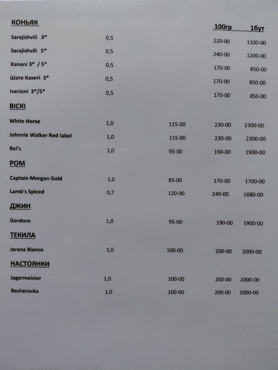 Алаверди menu 7