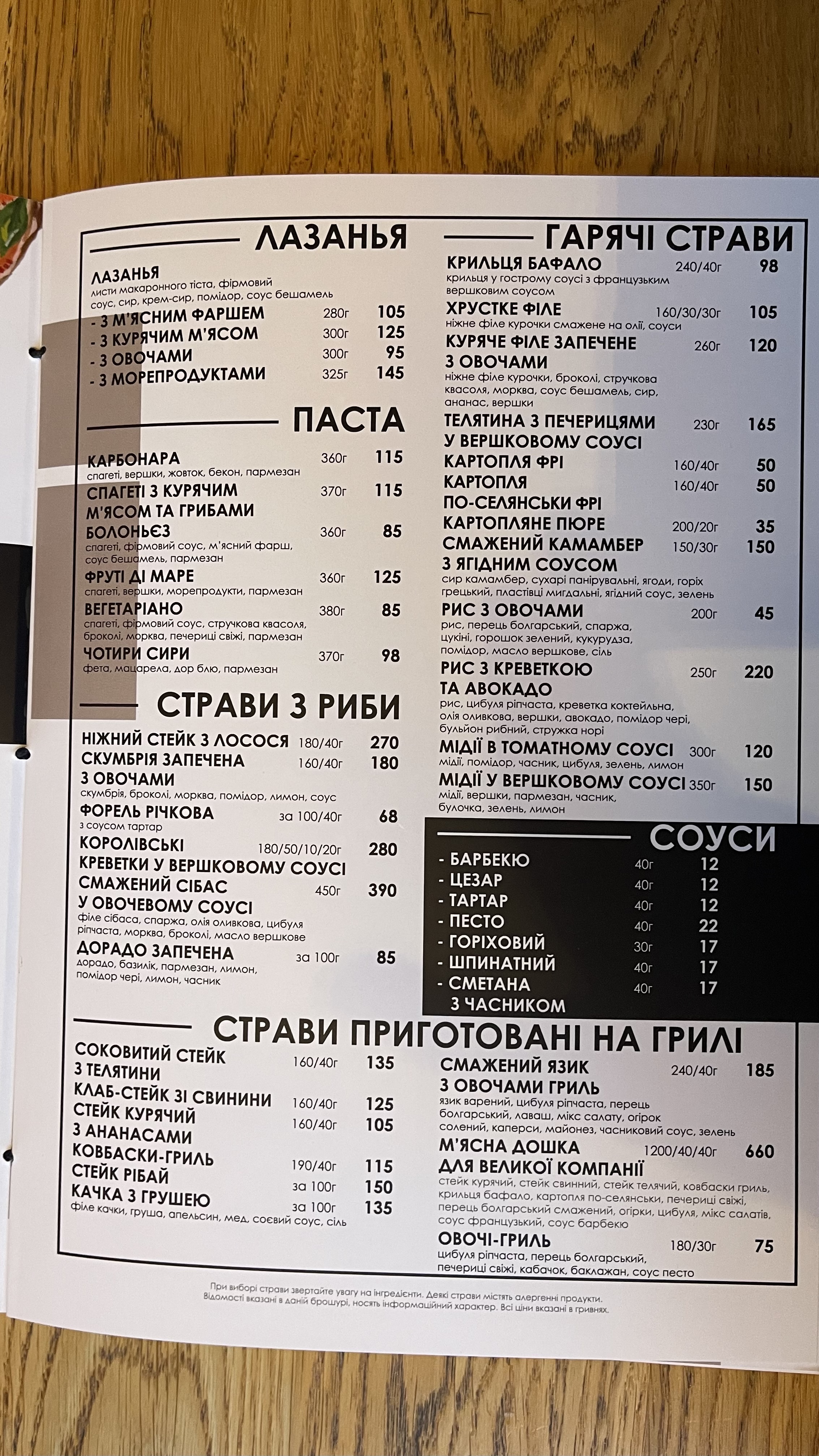 New York Street Pizza menu 1
