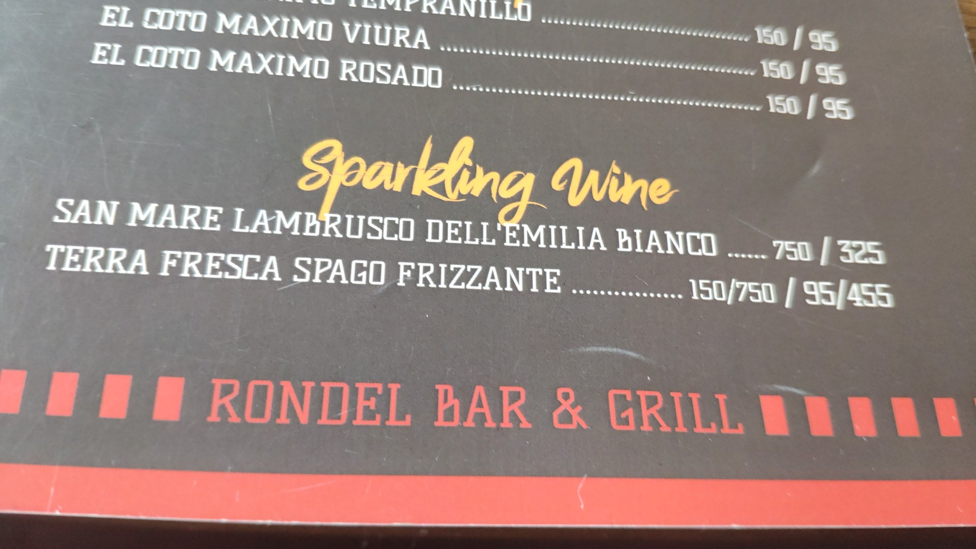 Rondel Bar & Grill menu 10