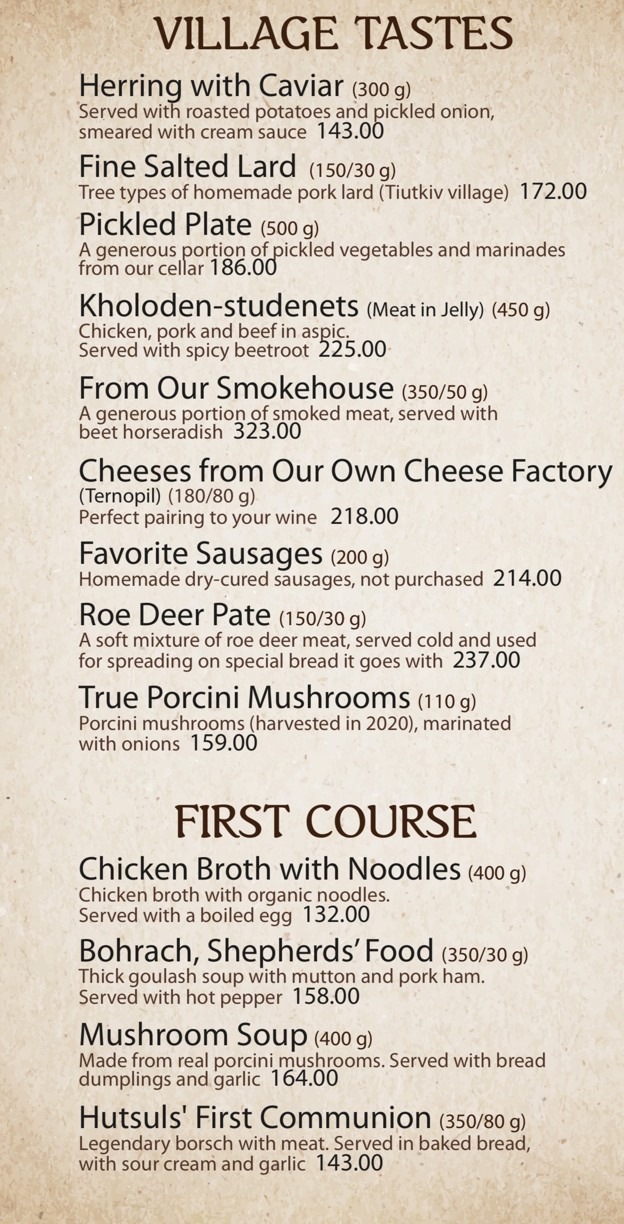 Mushroom House menu 12