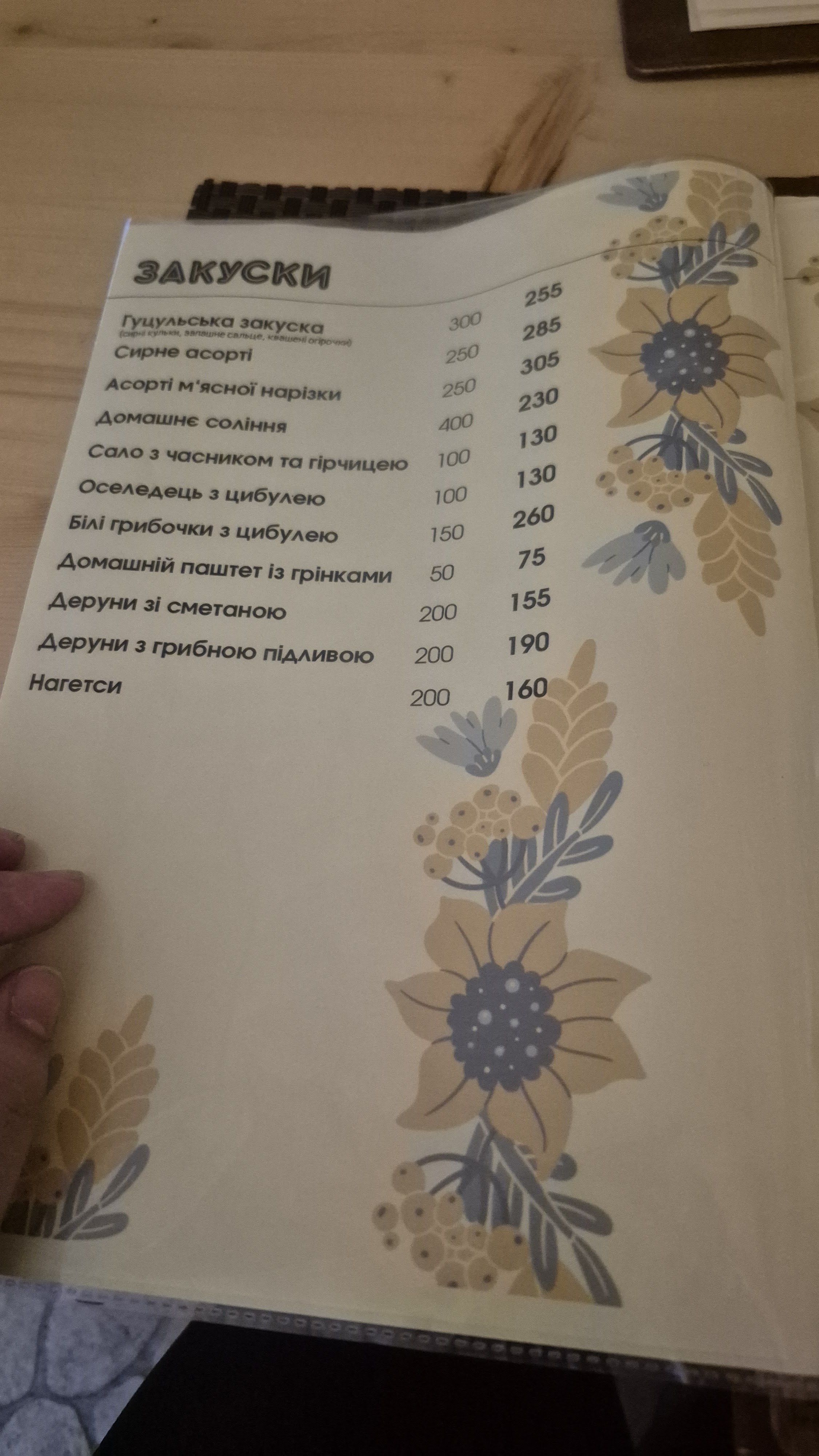 U Yaroslava menu 12