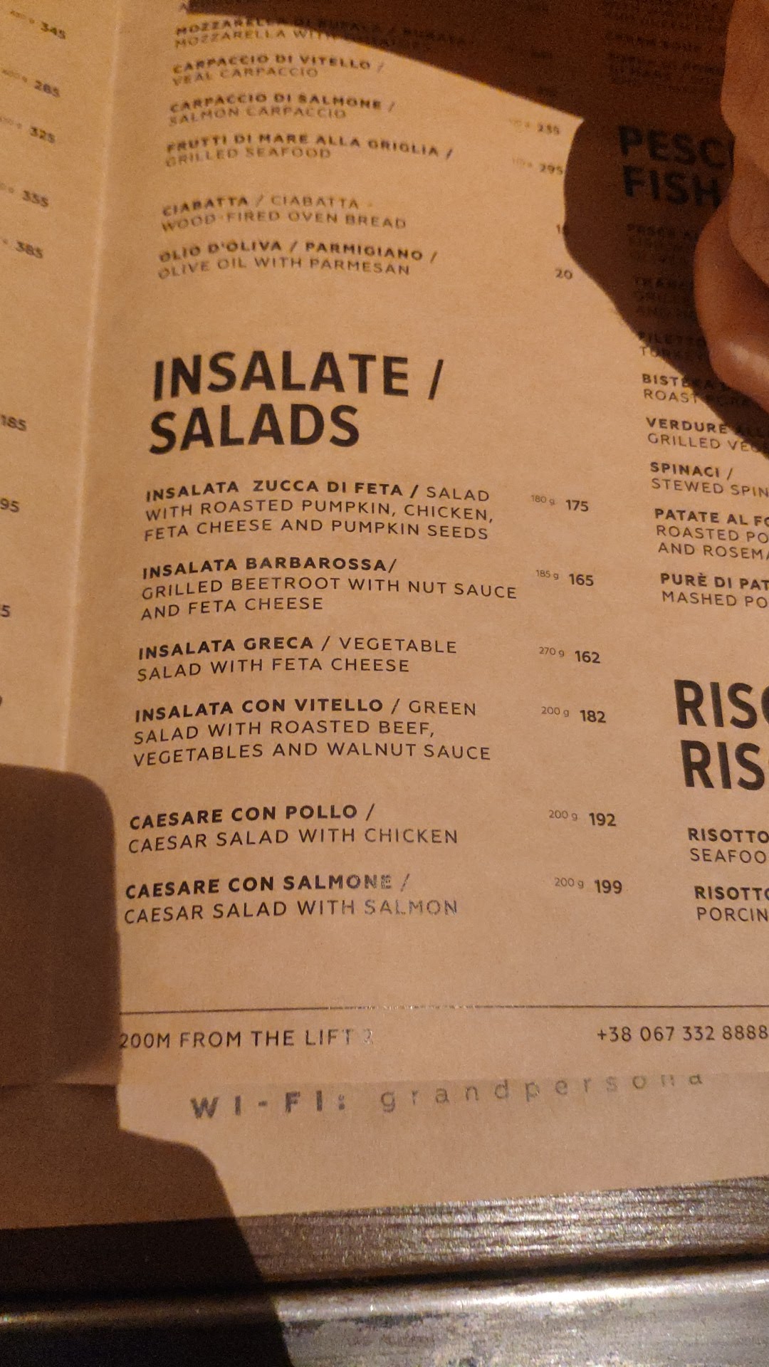 піцерія FELICITA menu 9