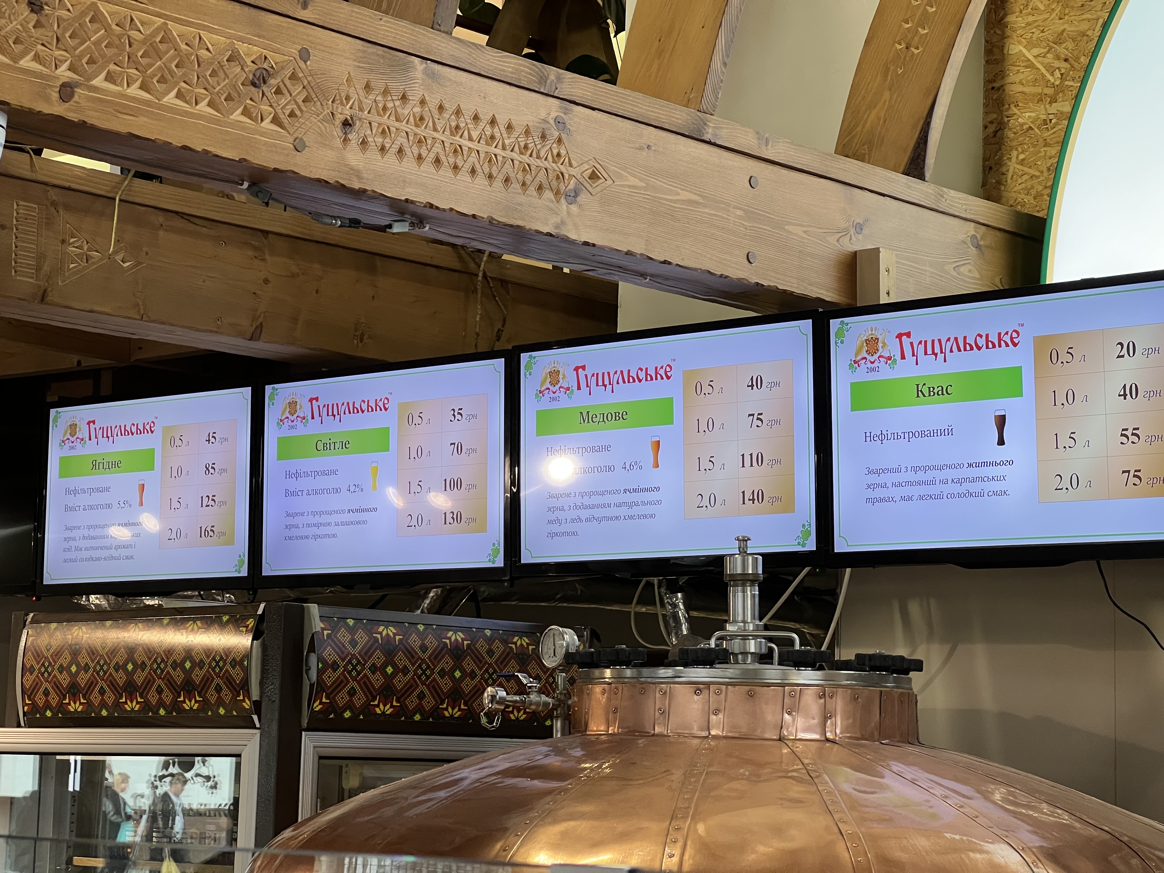 Restoran Pyvnytsya menu 4