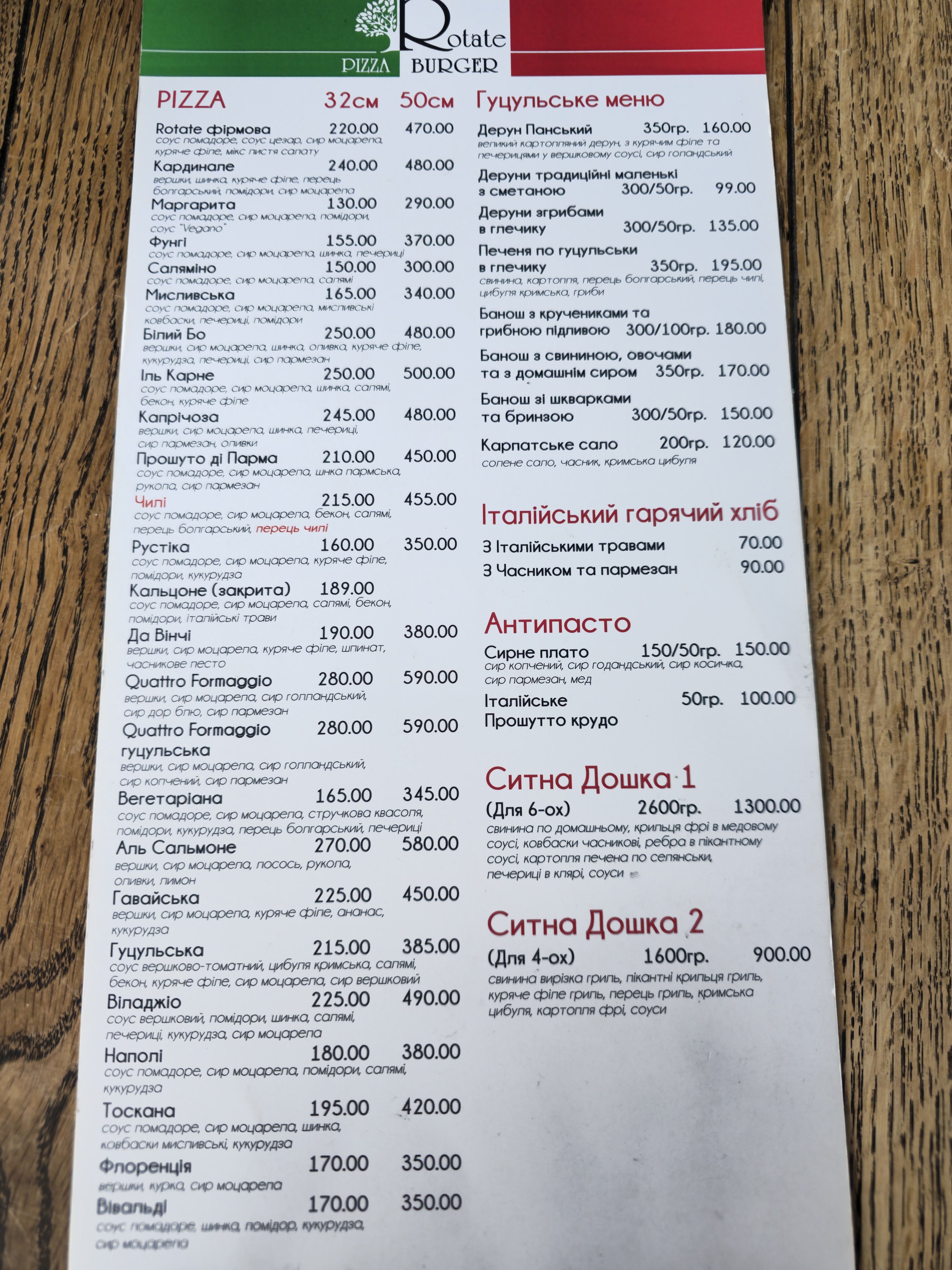 Pizza Rotate menu 7