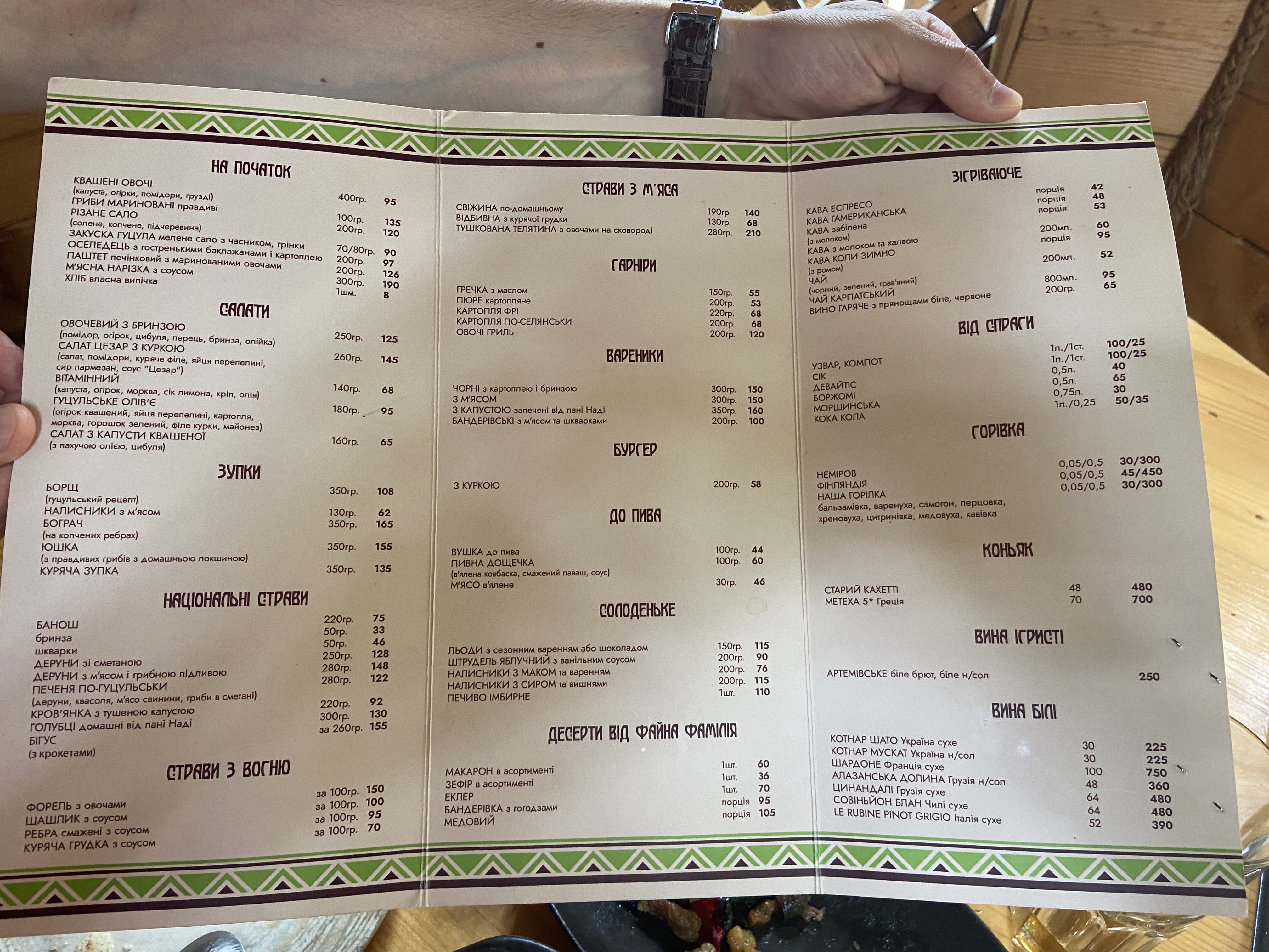 Колиба На Пеньках+ готель menu 4