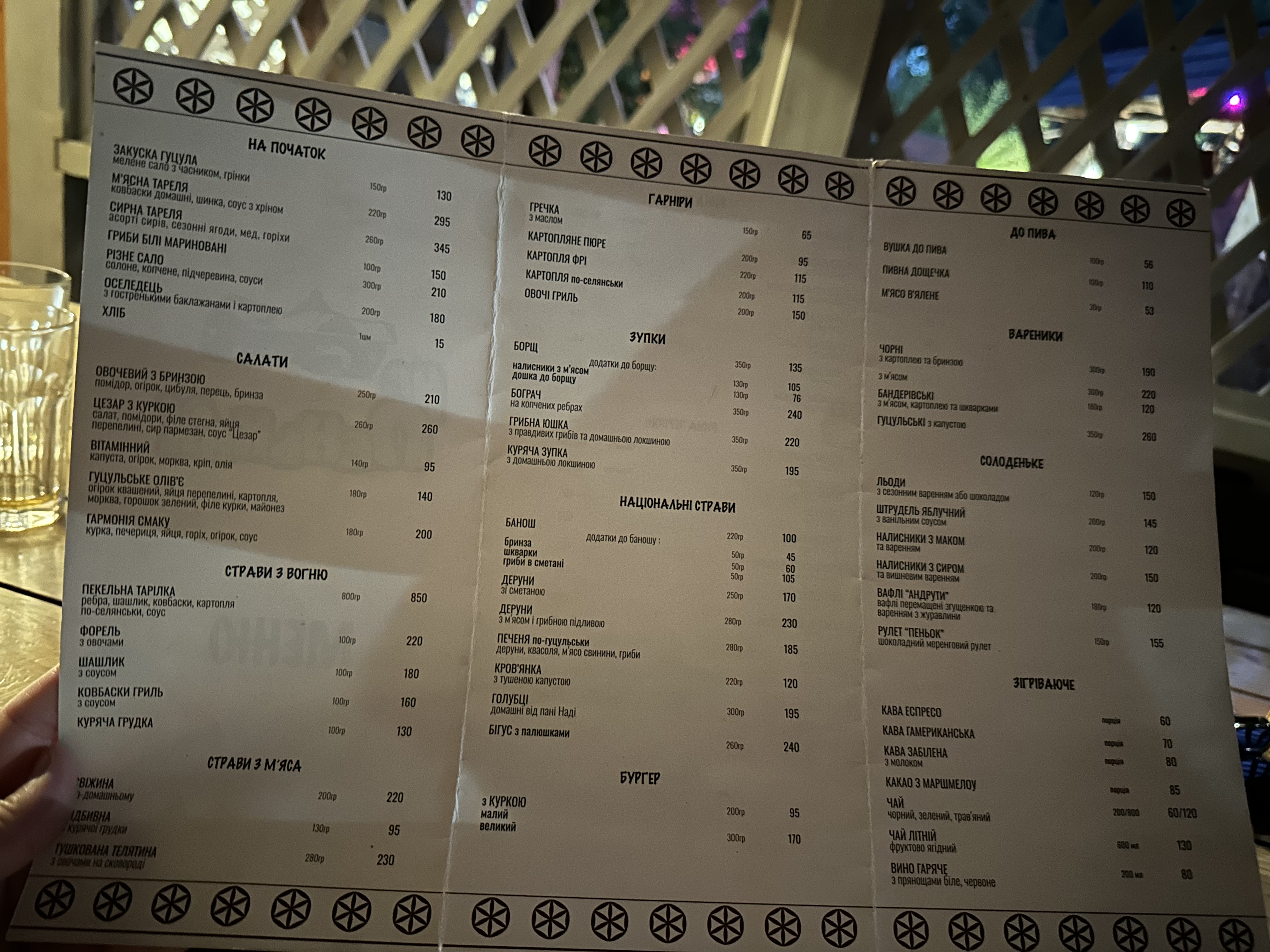 Колиба На Пеньках+ готель menu 10