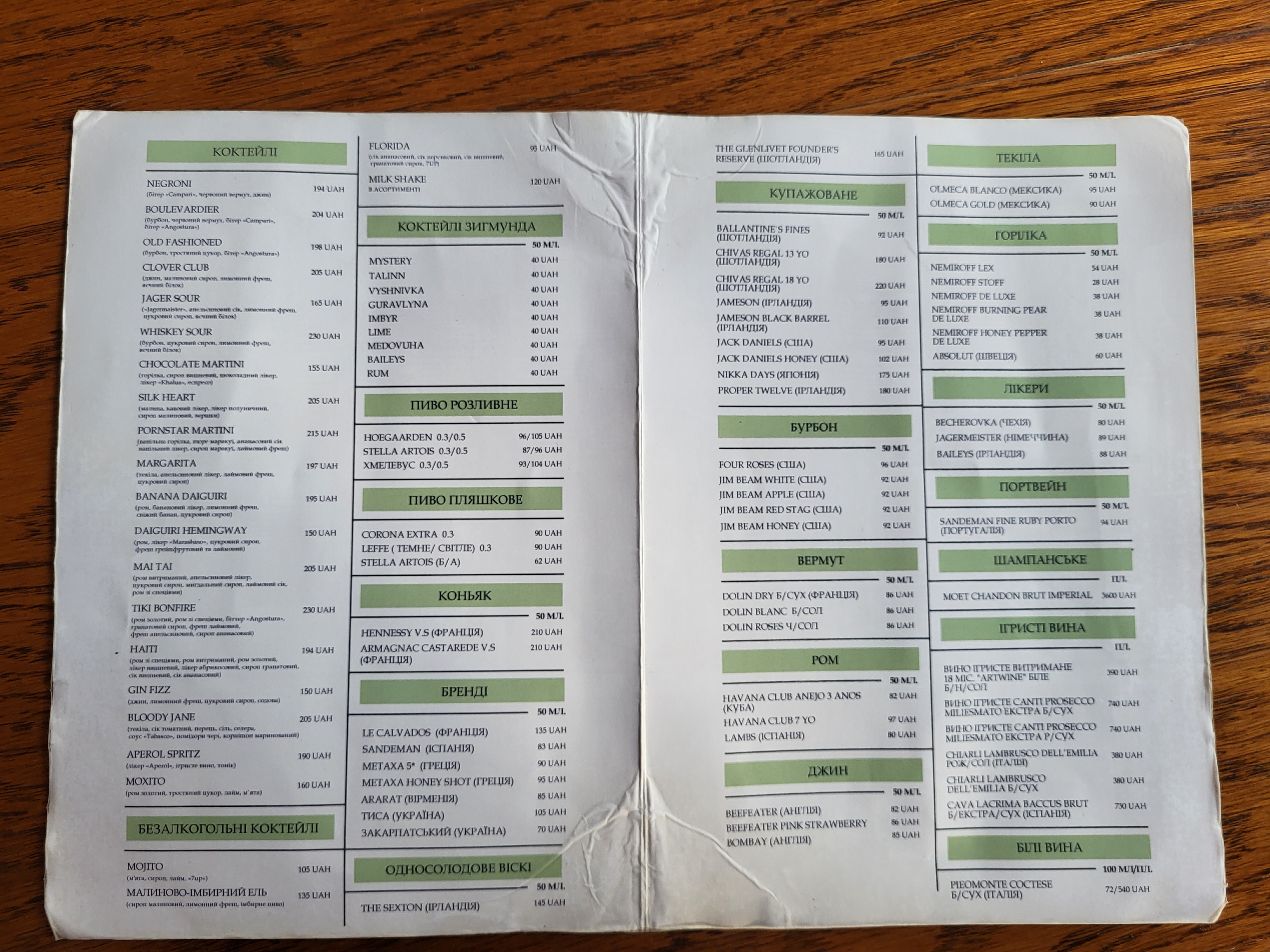 FAYKA ZIGMUNDA menu 1