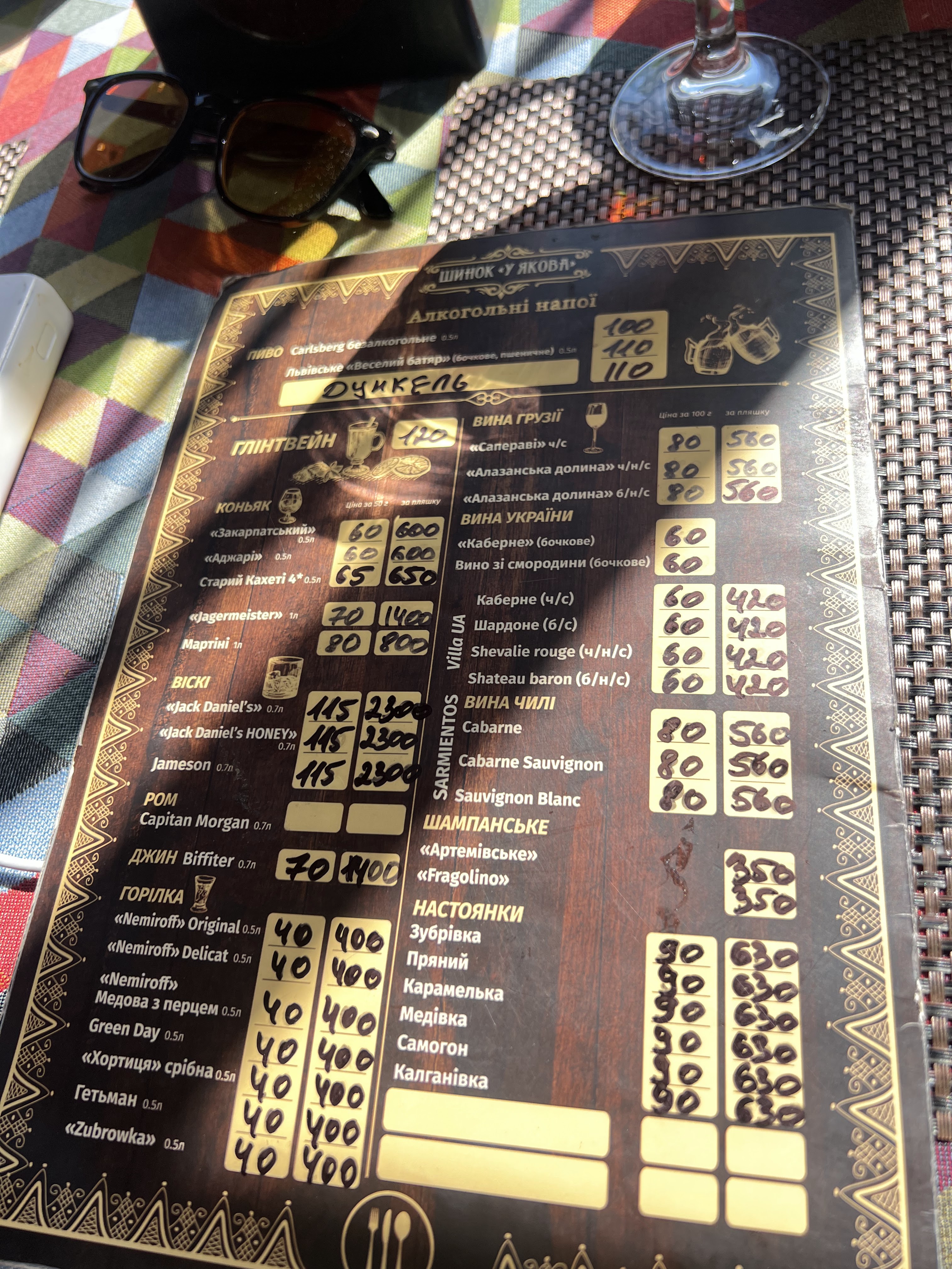 U Yakova menu 6