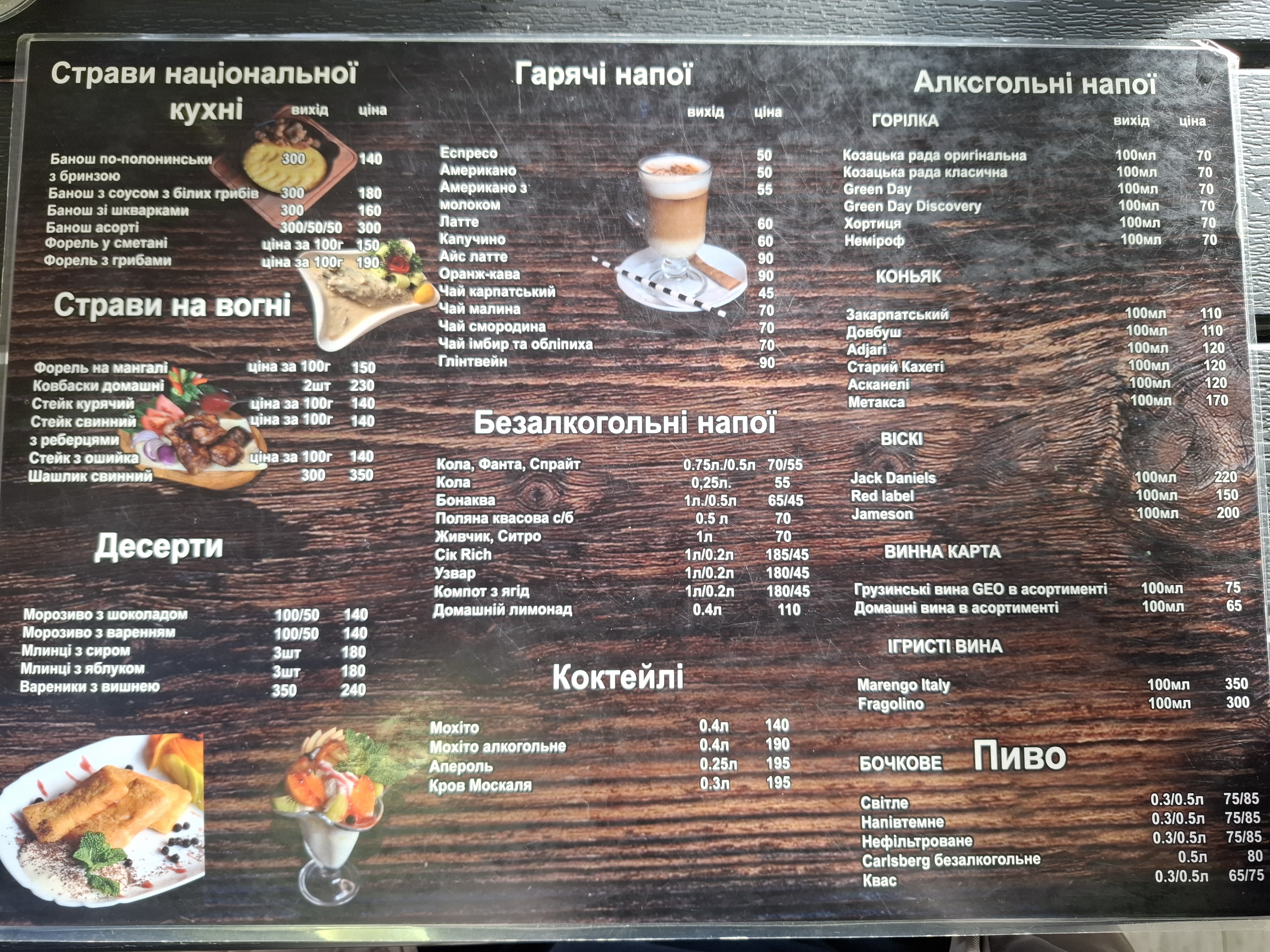 Above the Prut menu 5