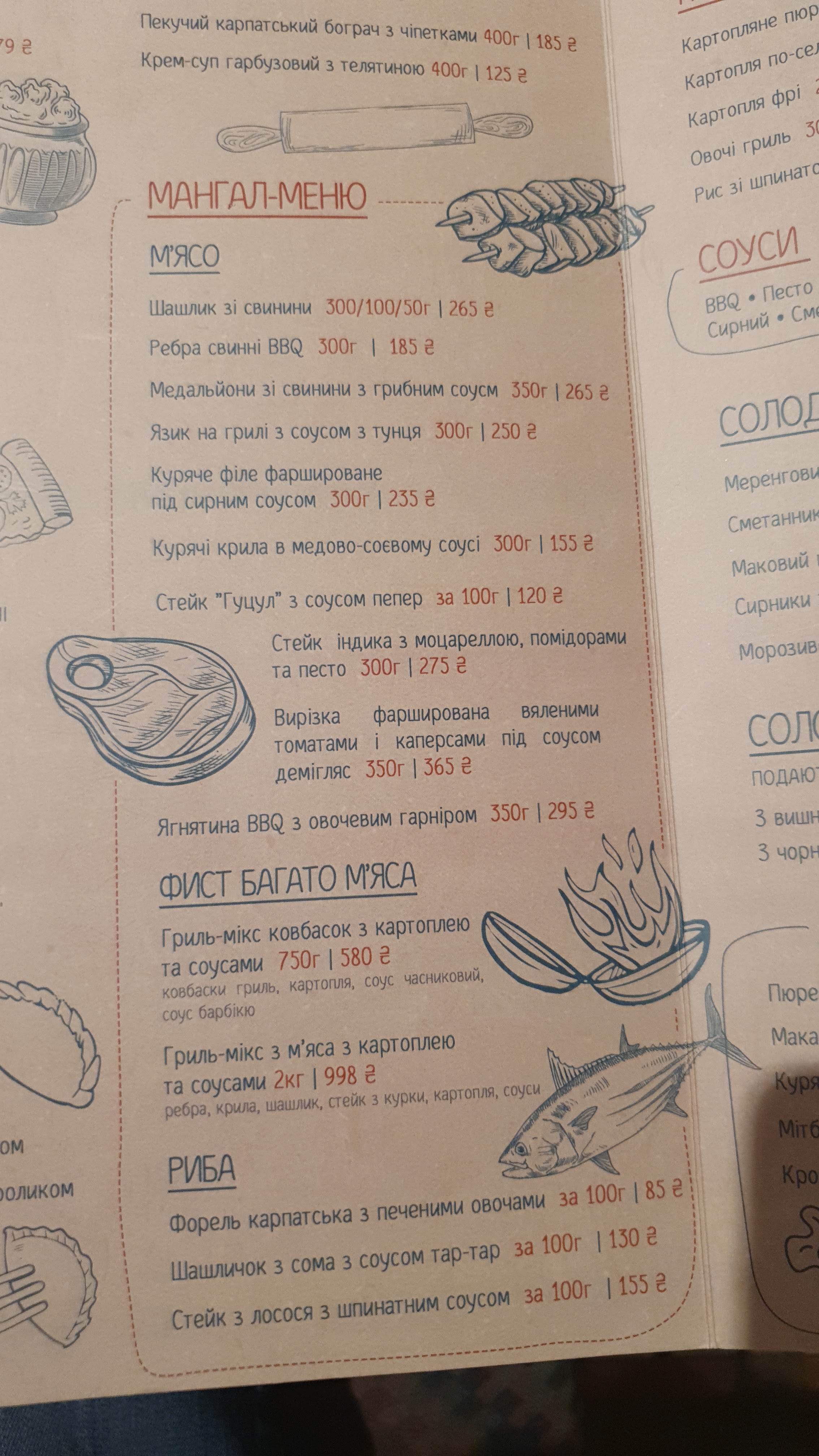 Ресторан Hutsul menu 8