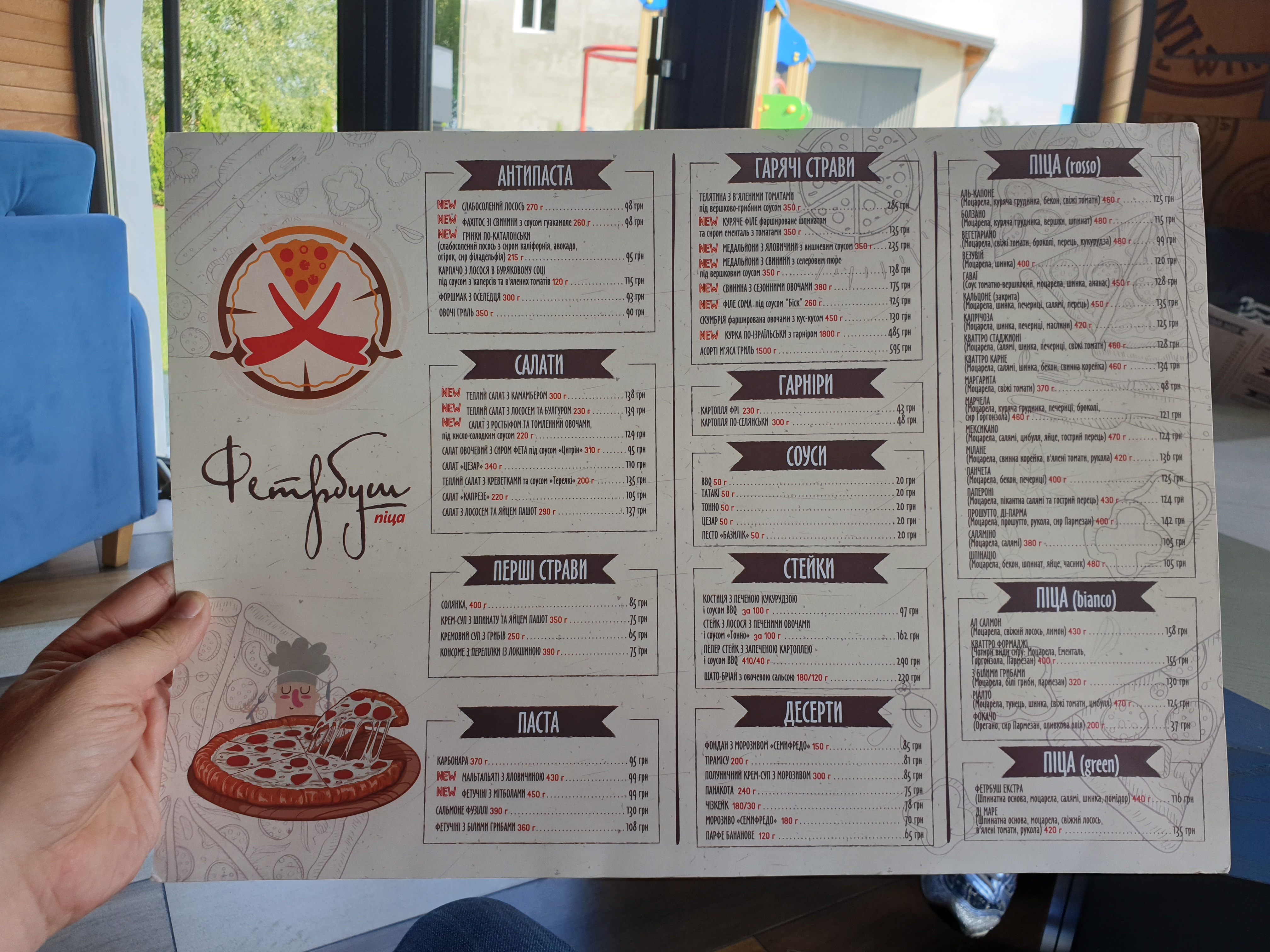 Hotelʹ - Pitseriya Fetrbush menu 11