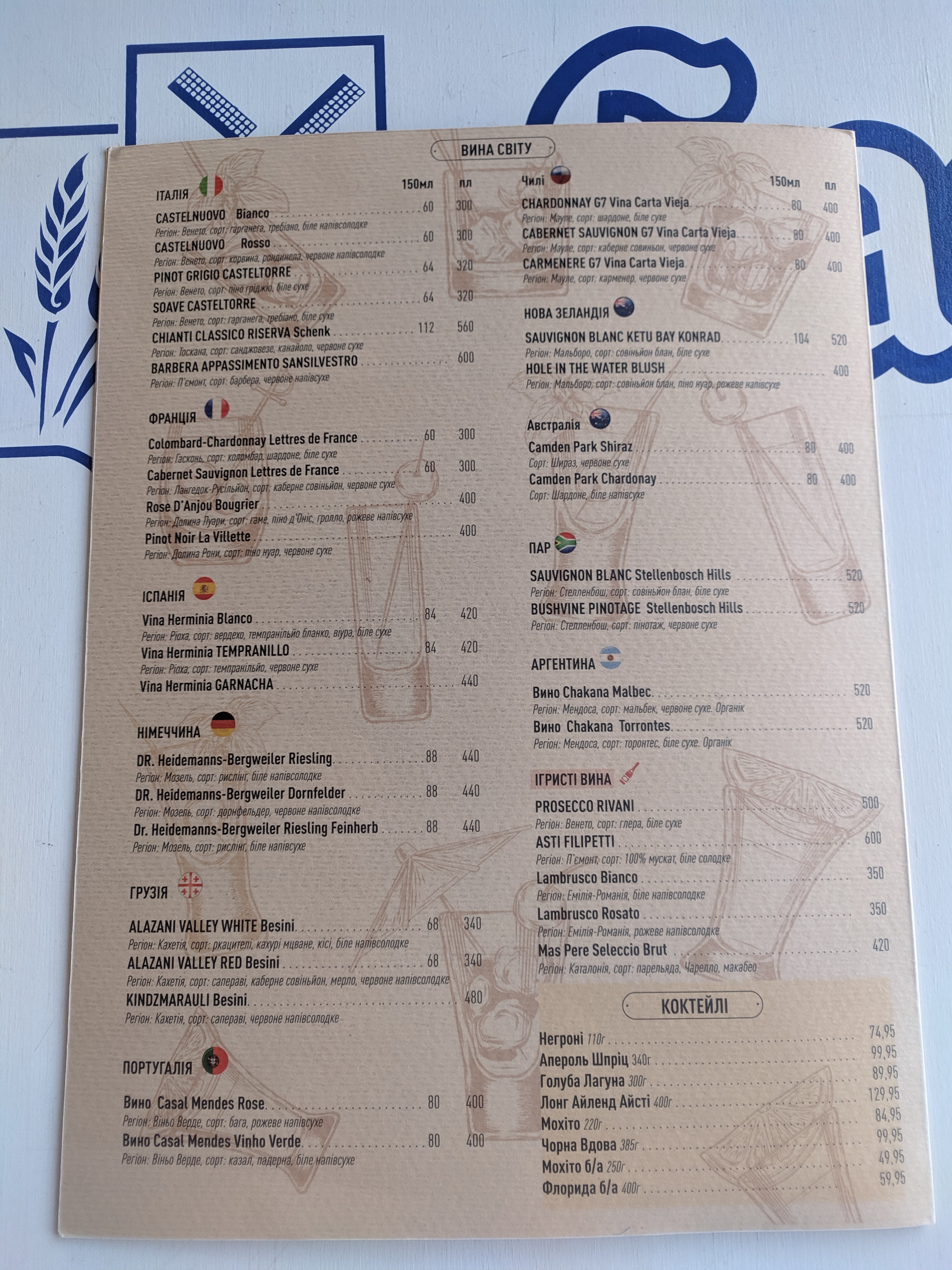 Terrazzo Restaurant menu 7