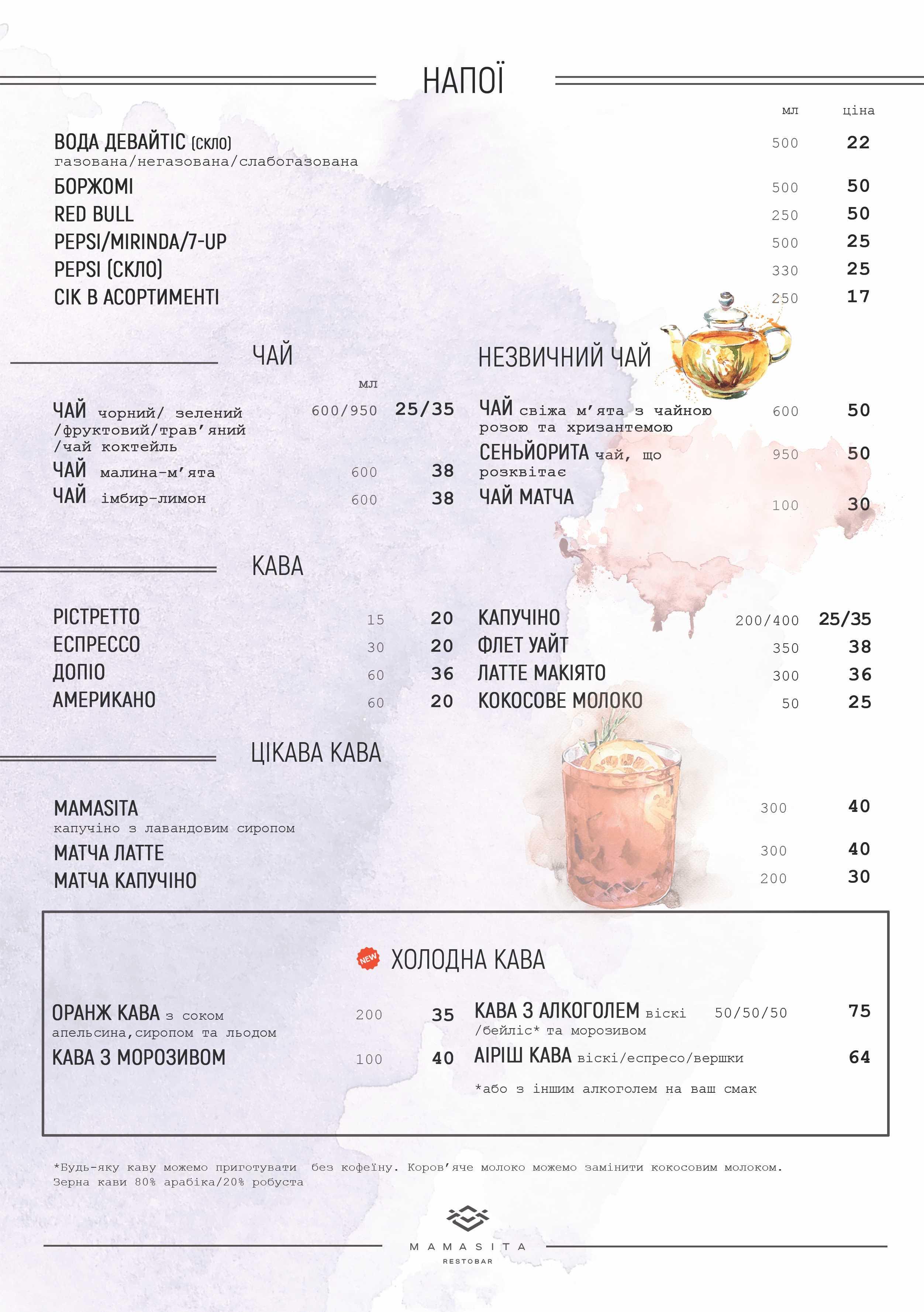 MAMASITA Restobar menu 4