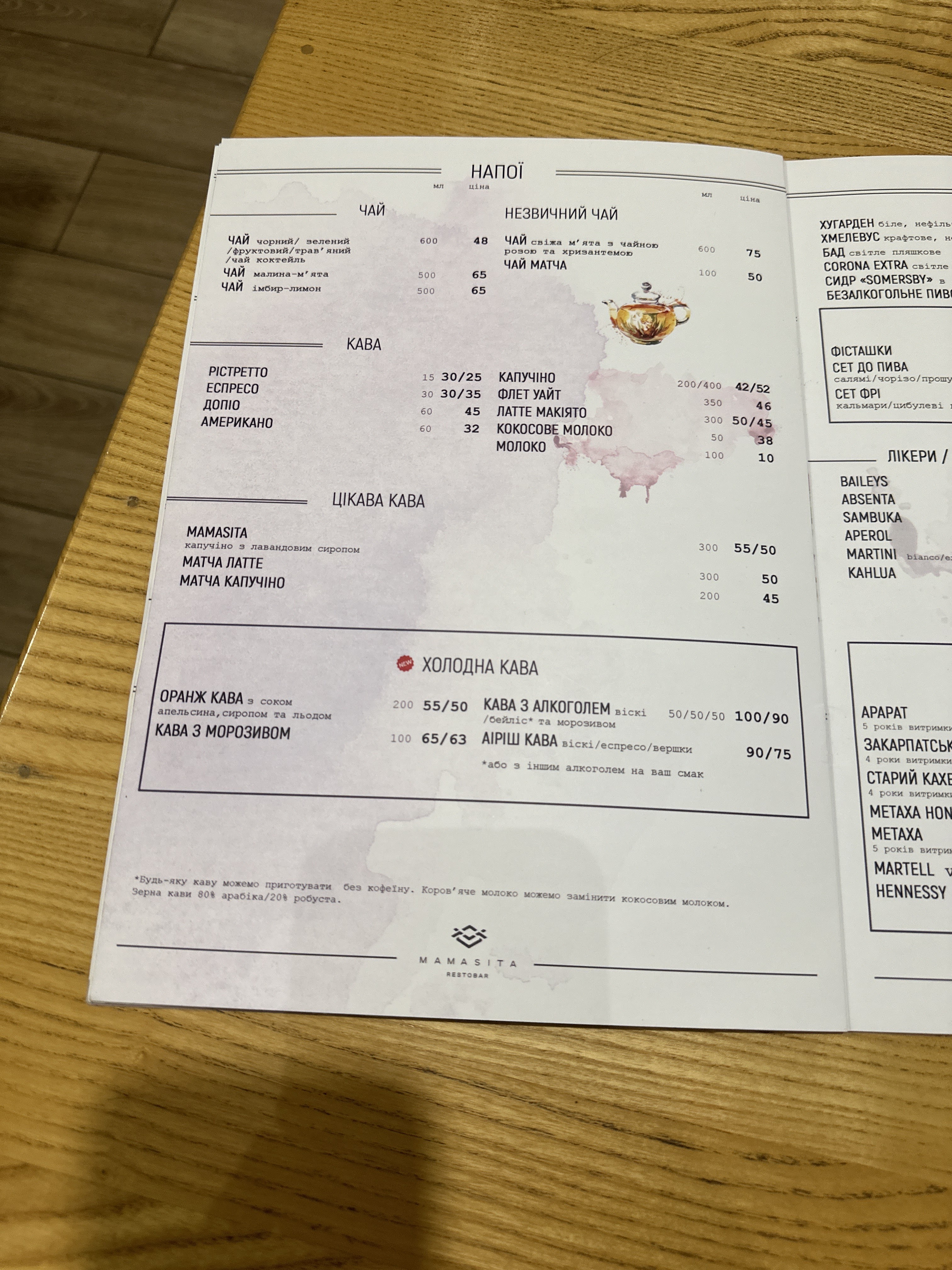MAMASITA Restobar menu 9