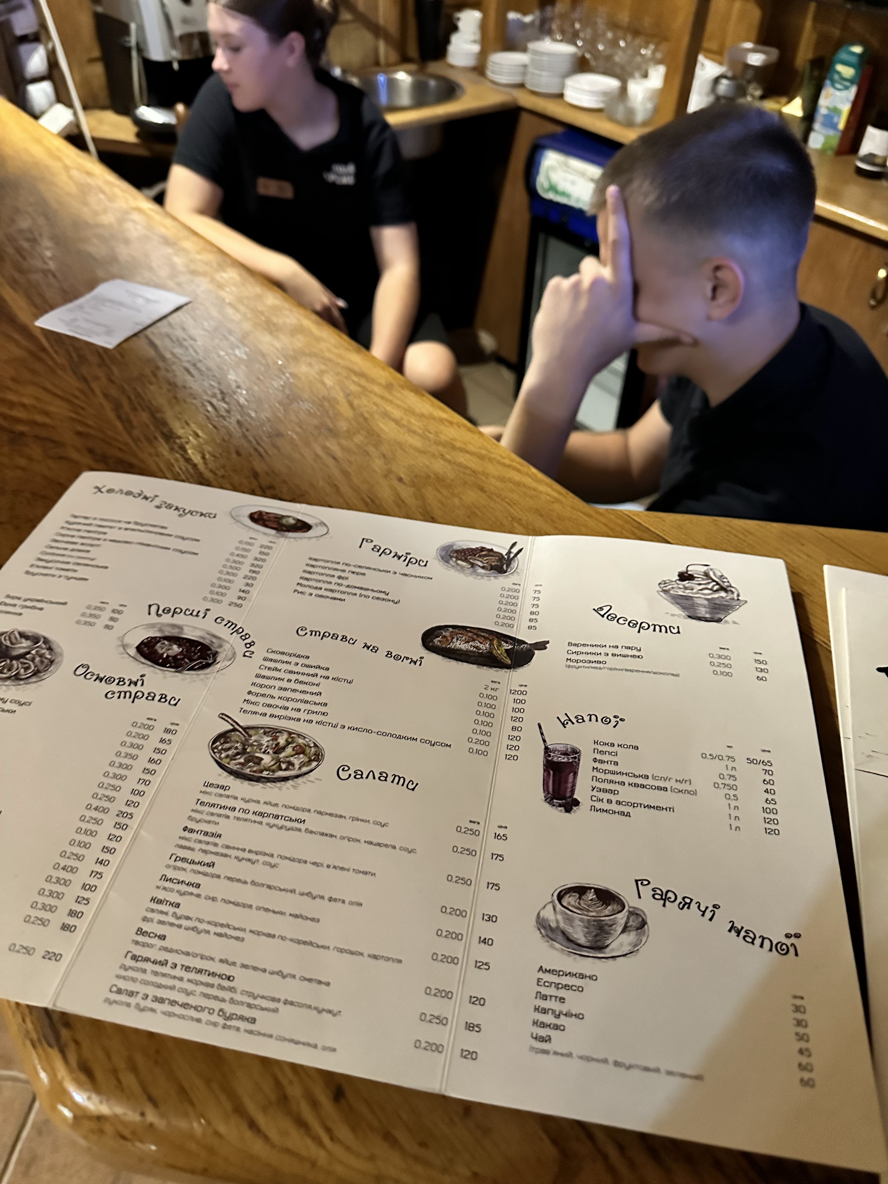 Koliba trembita menu 7
