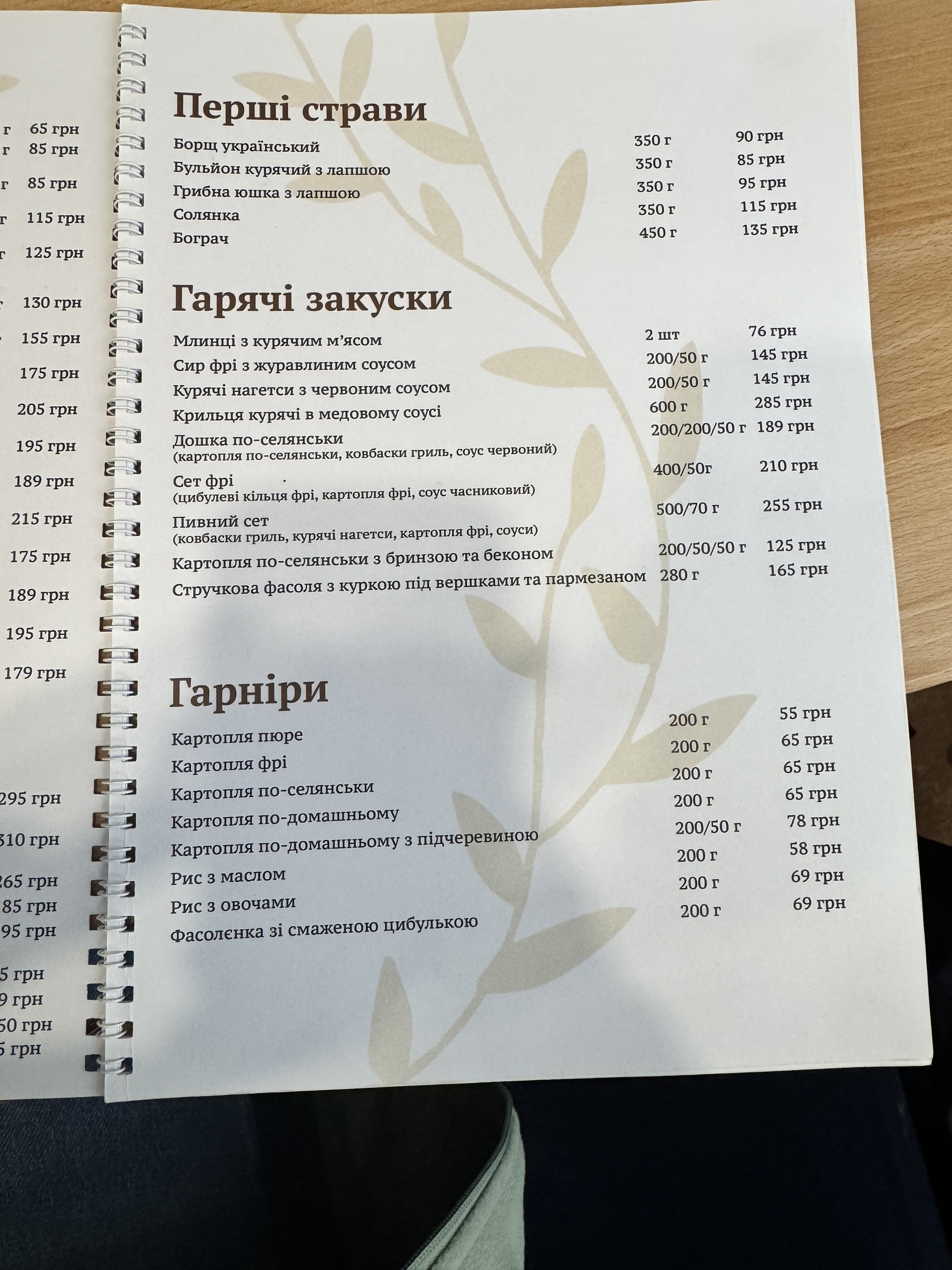 Kafe "Dionis"M.kolomyya menu 6