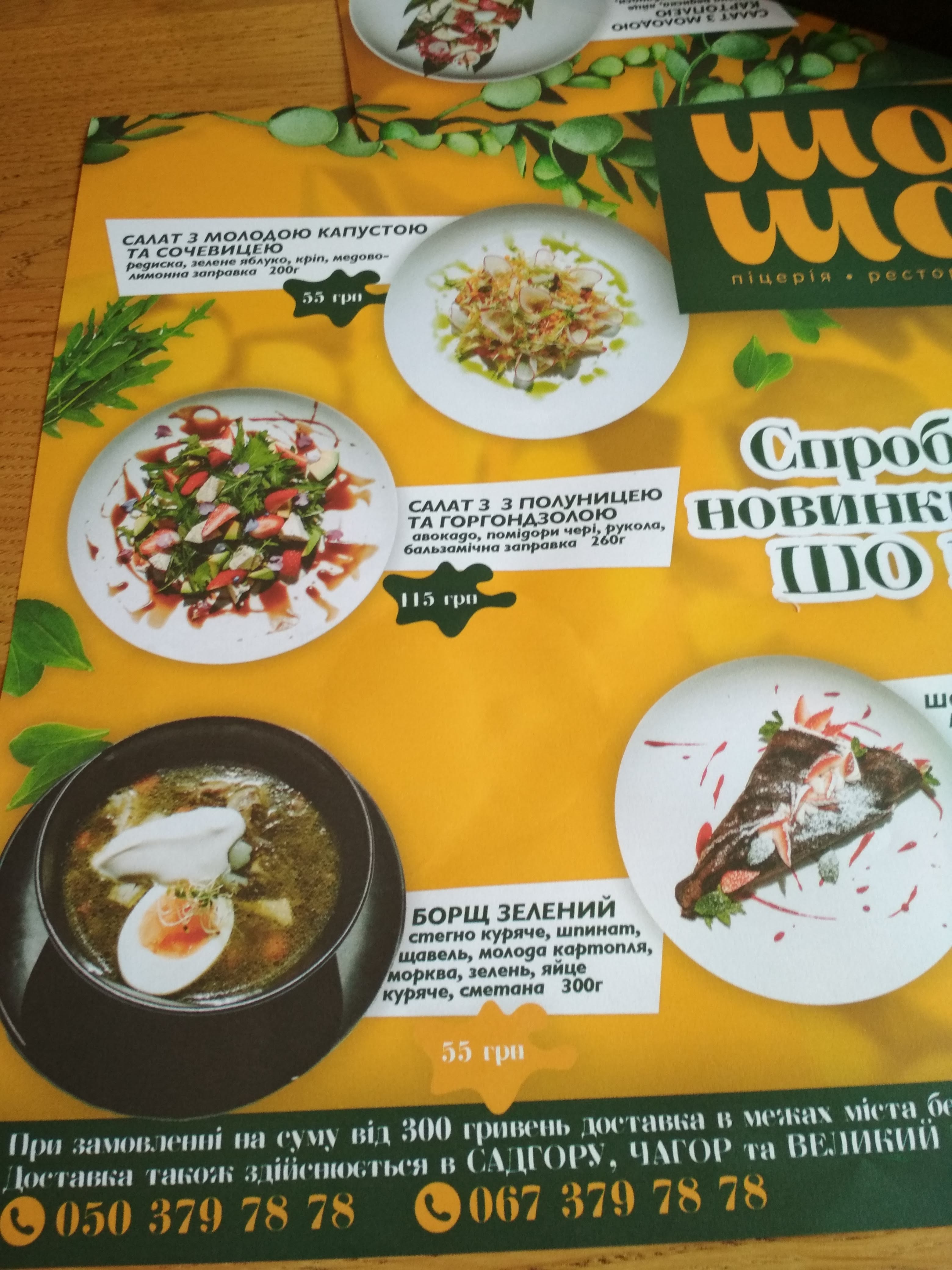 Шо шо пицца menu 11