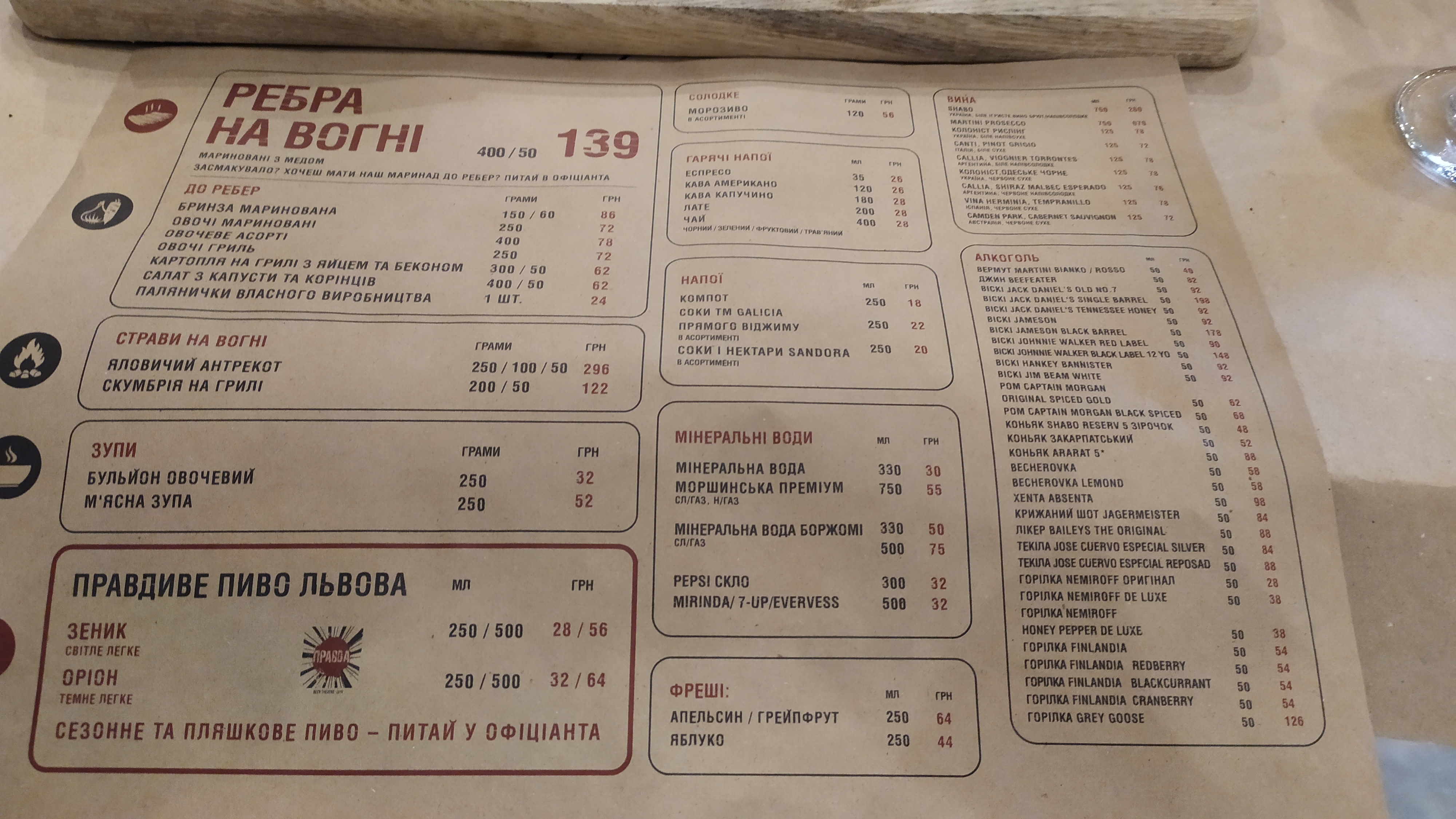 Реберня "Під Арсеналом" menu 8