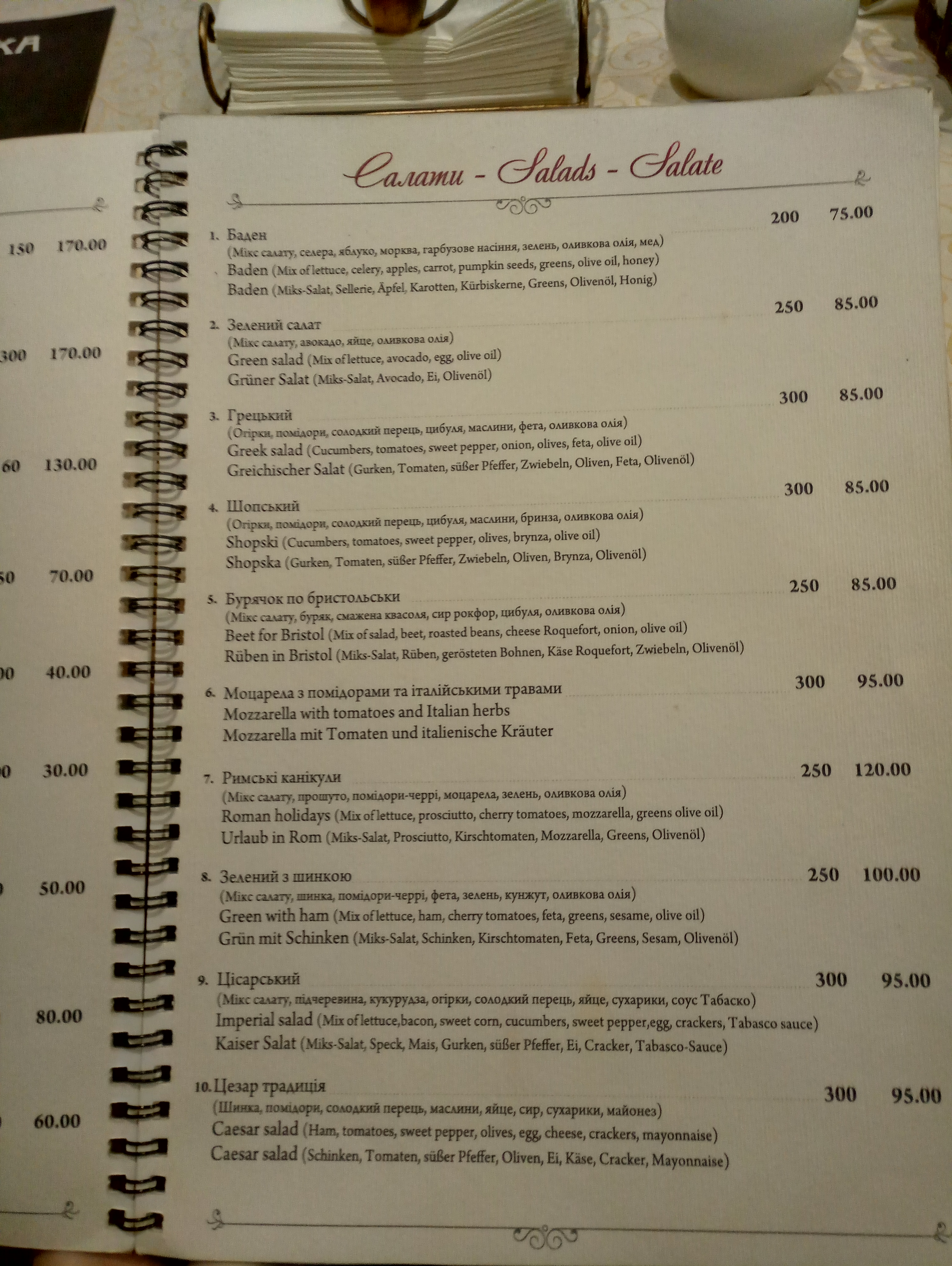 Віденська Кав'ярня menu 8