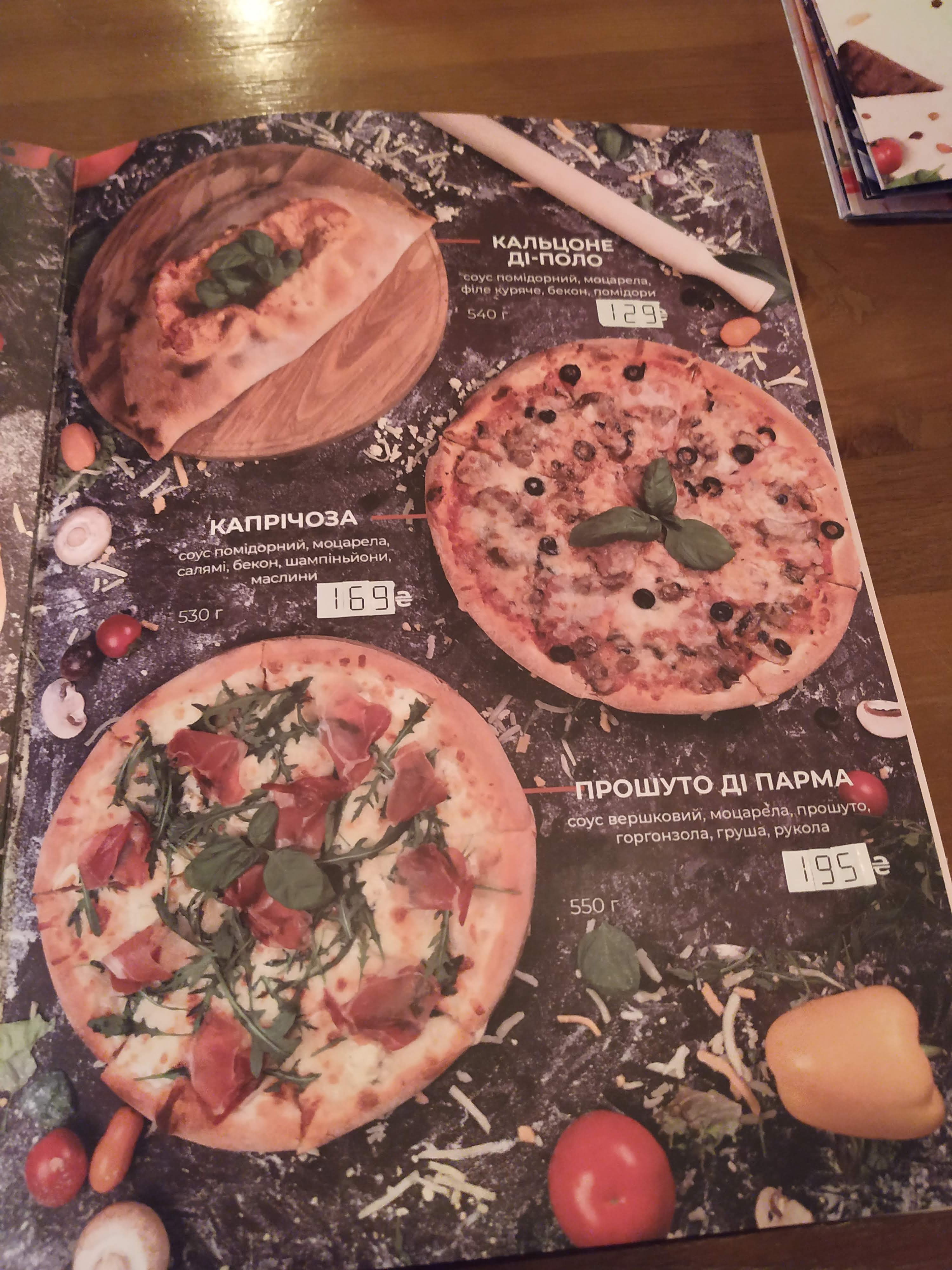 Pansʹka Vtikha menu 4