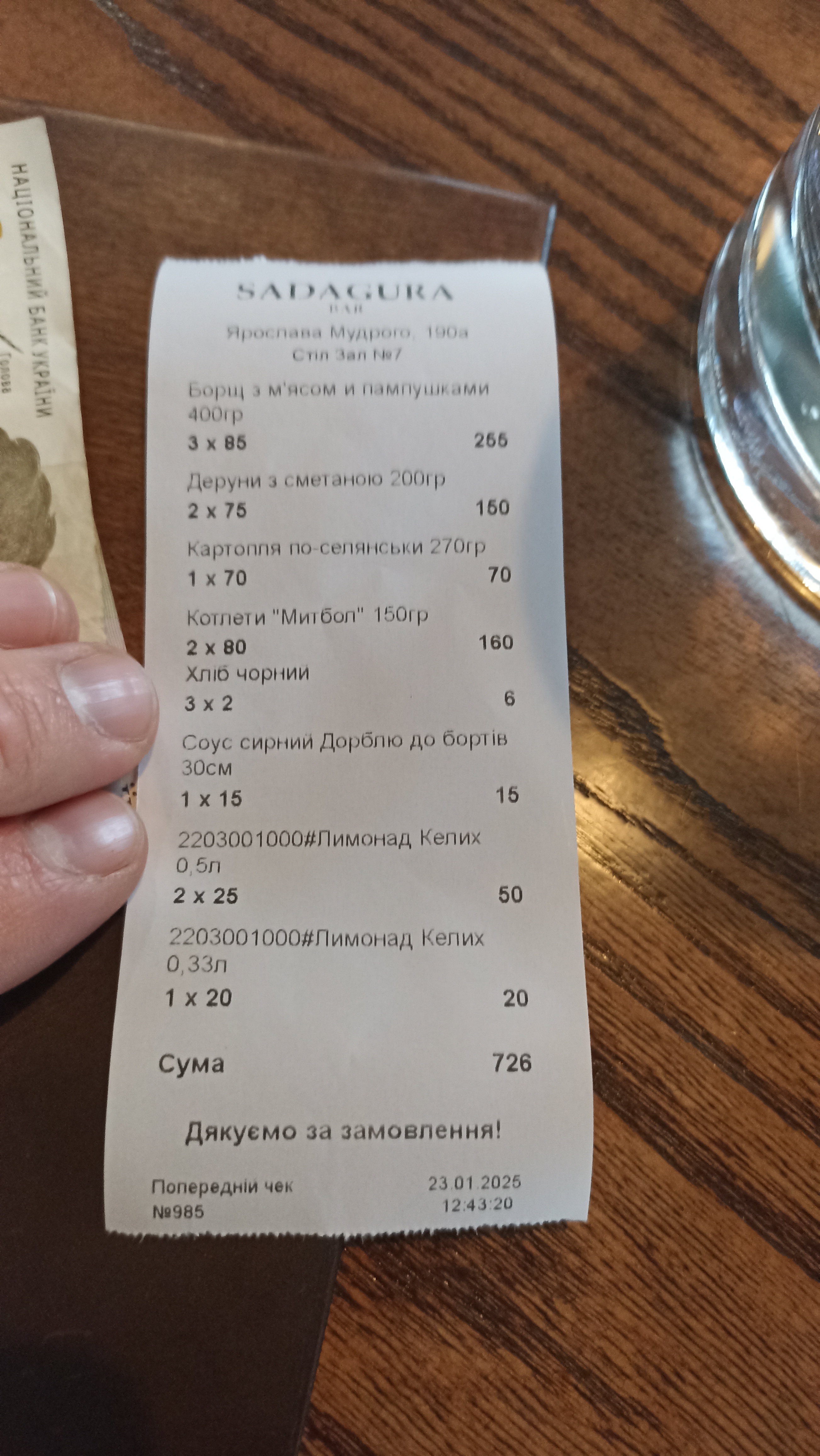 Sadagura Bar menu 8