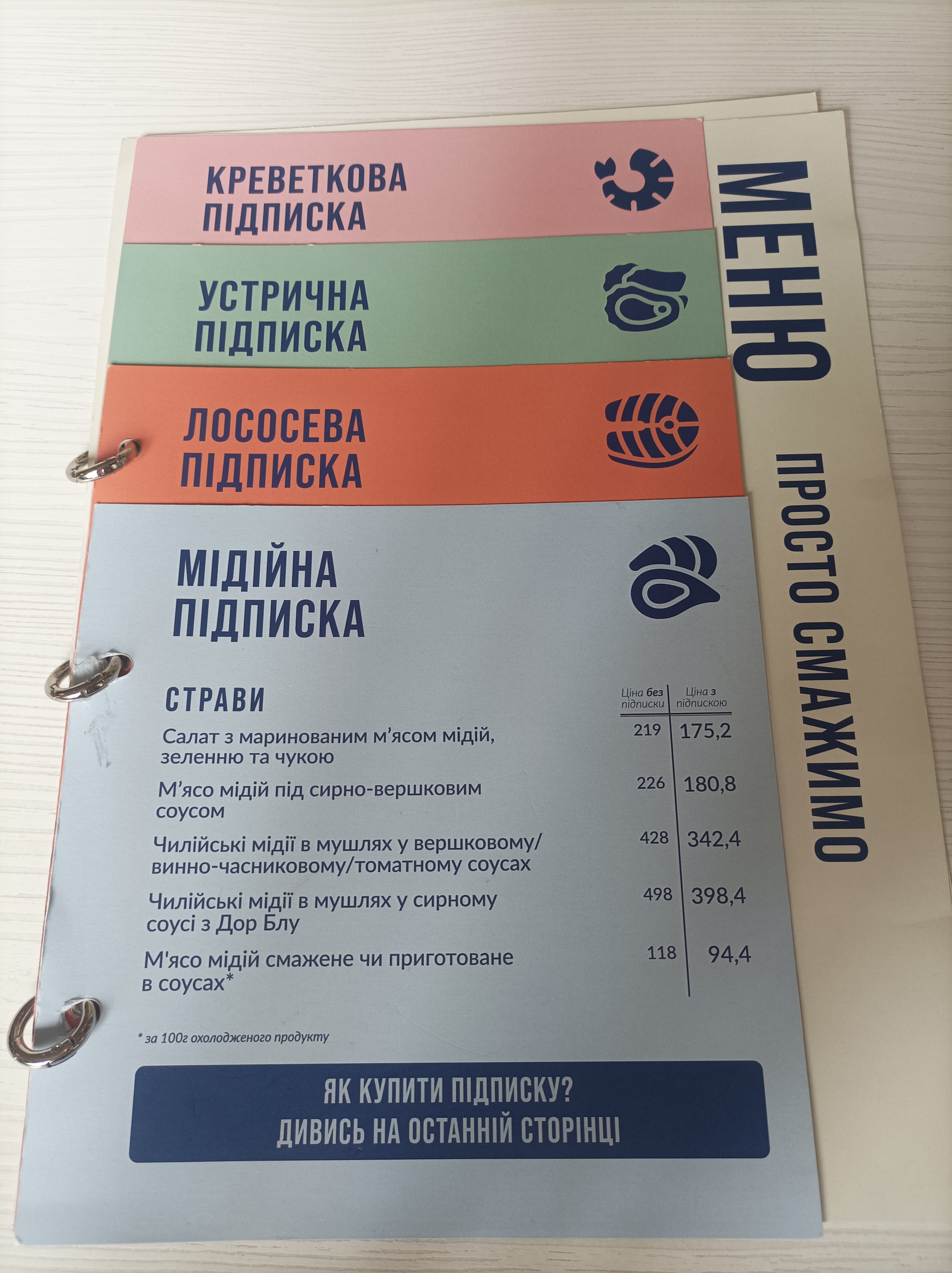 Чорноморка menu 1