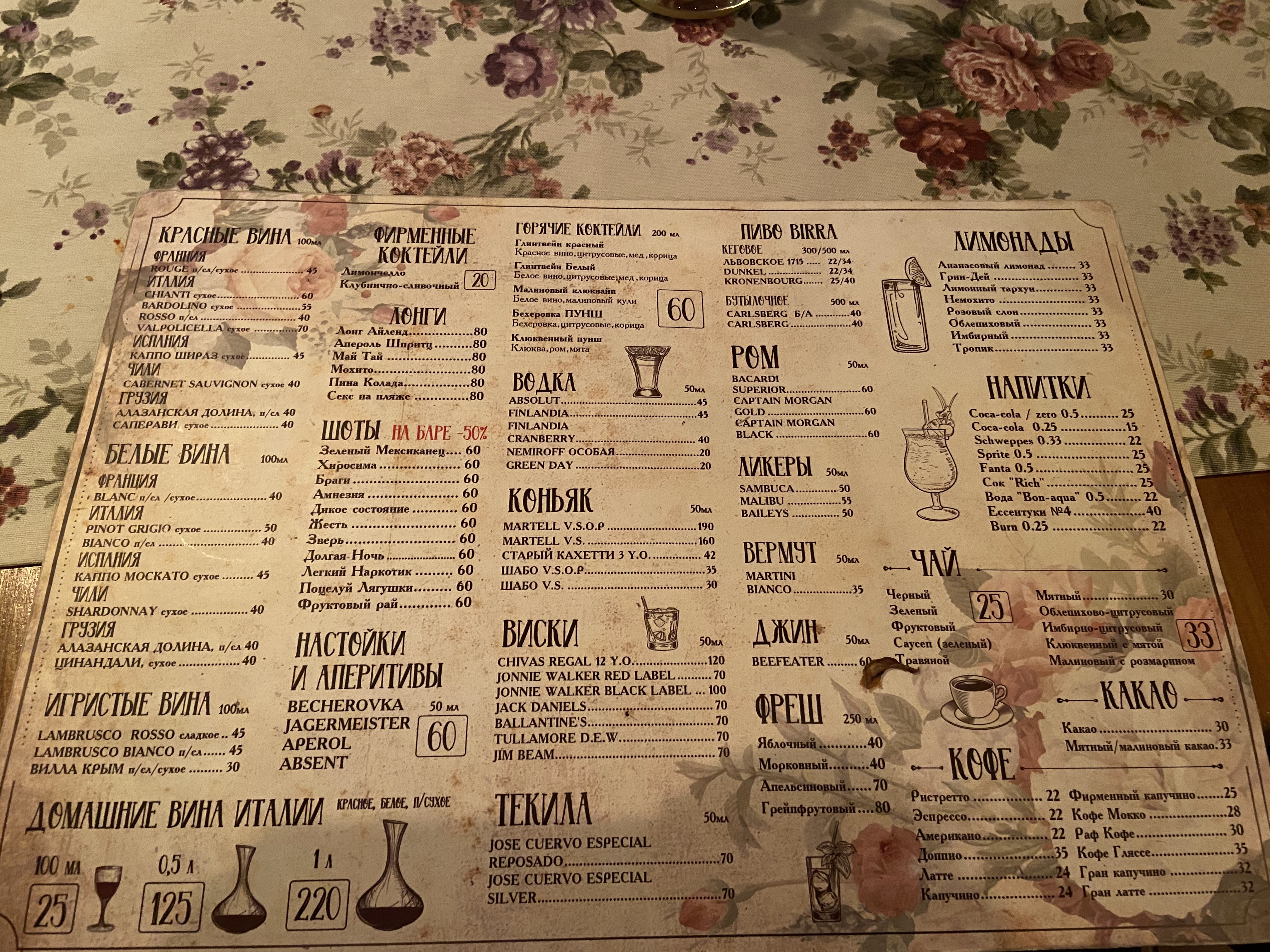 Peperoni menu 3