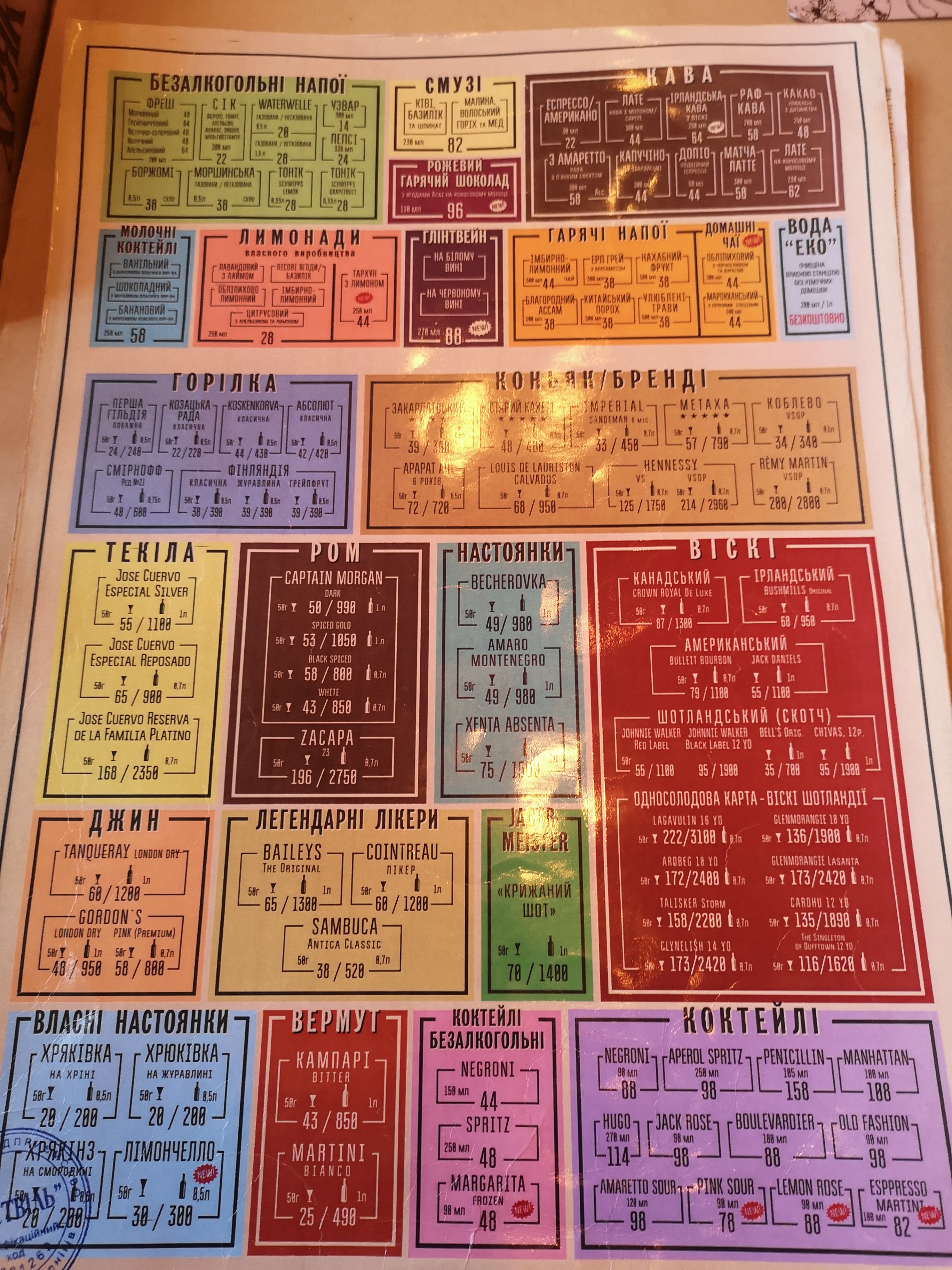 Hryak menu 4