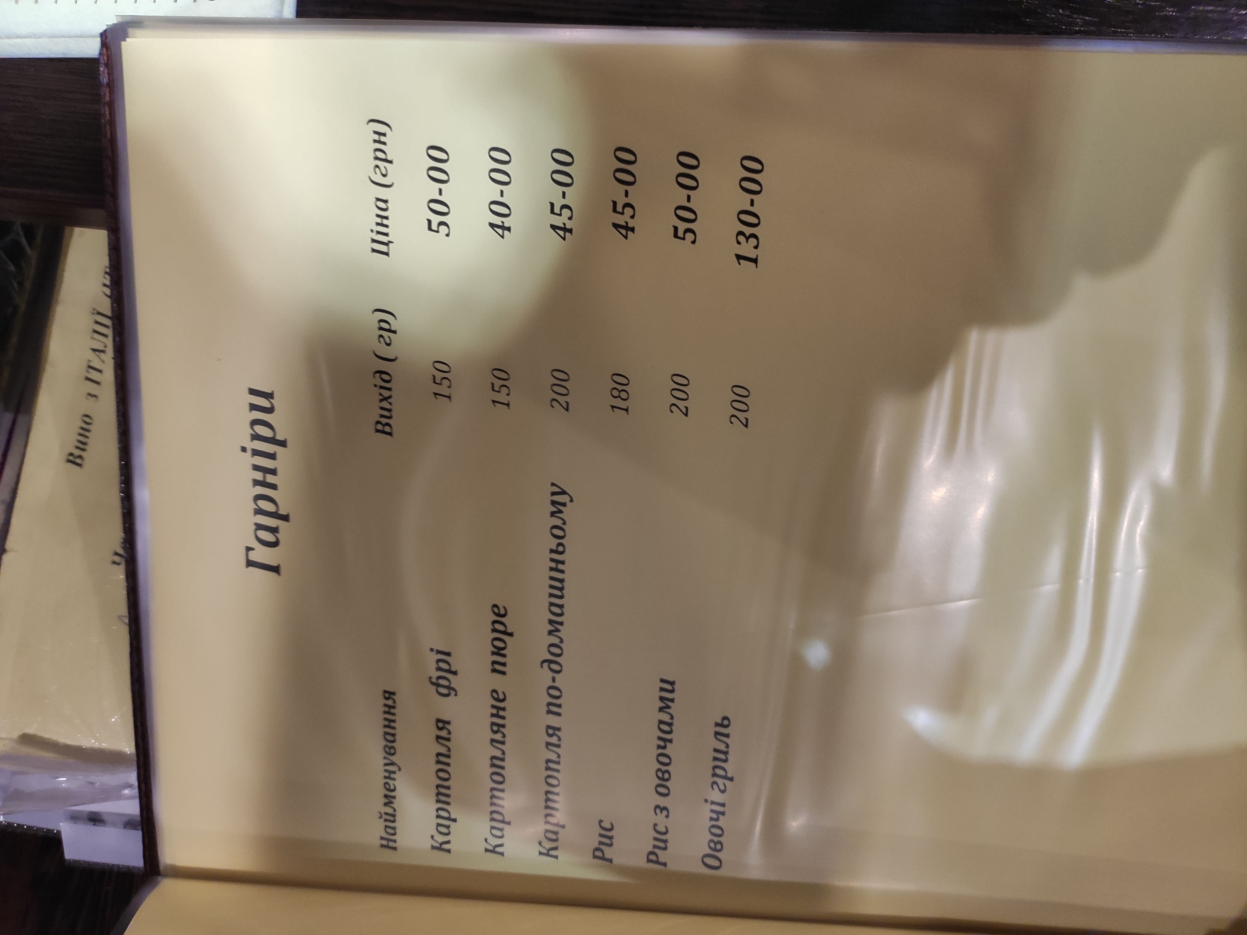 Alfonso menu 11