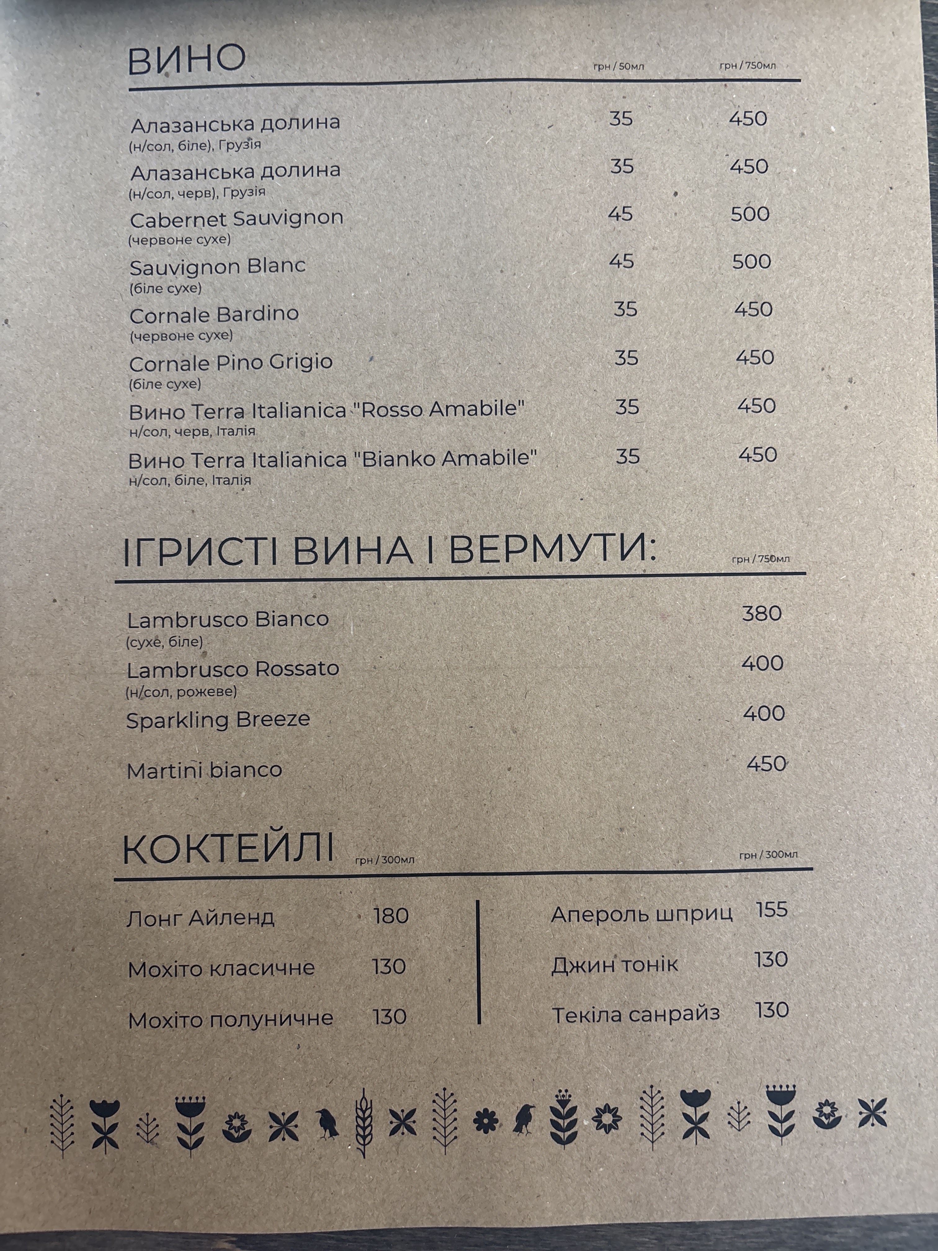 Restoran Gava Bairak menu 1