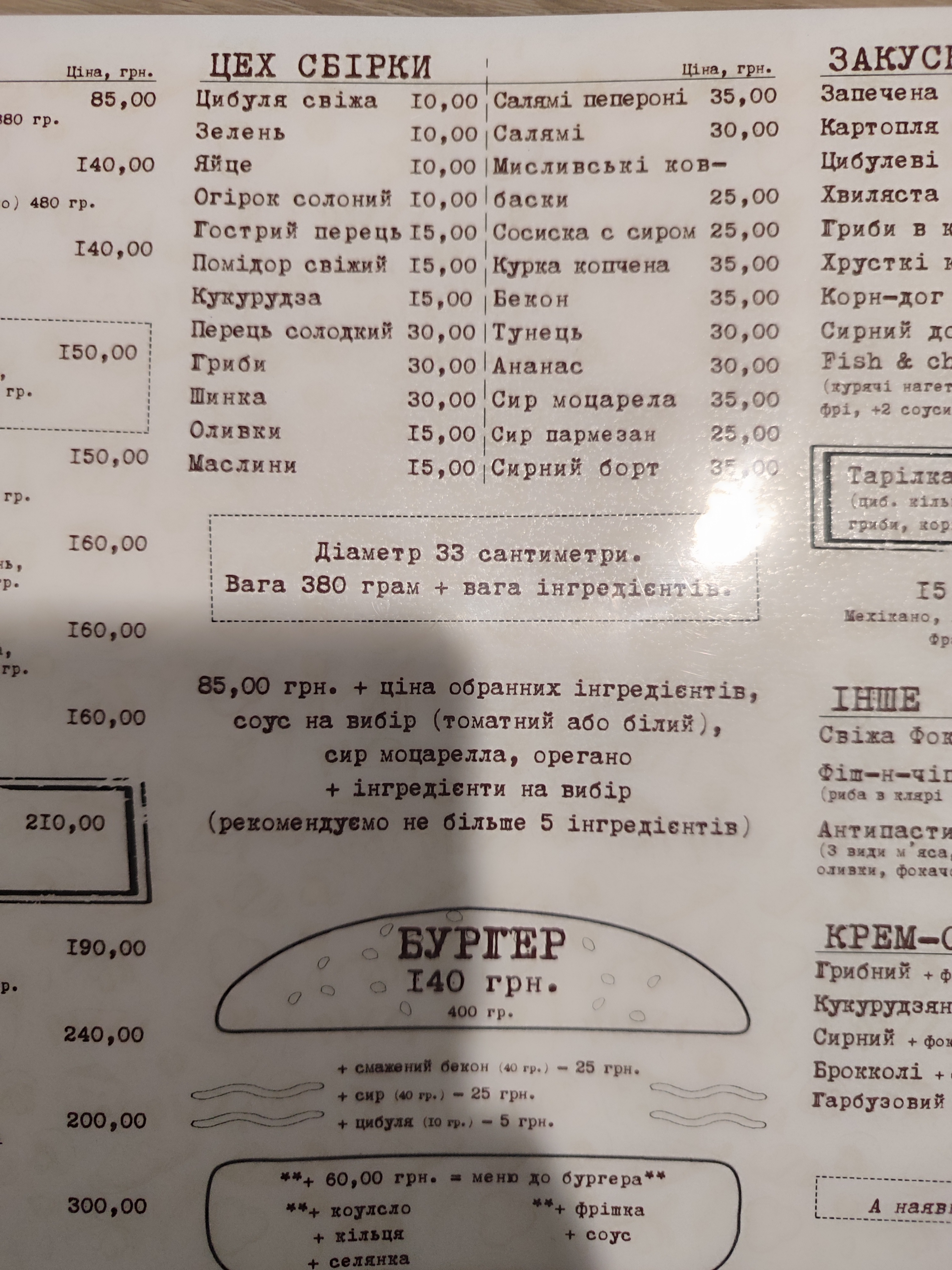 Pizzeria in Fabbrica menu 4