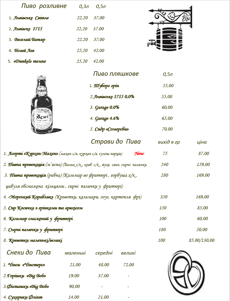 Centrale menu 10
