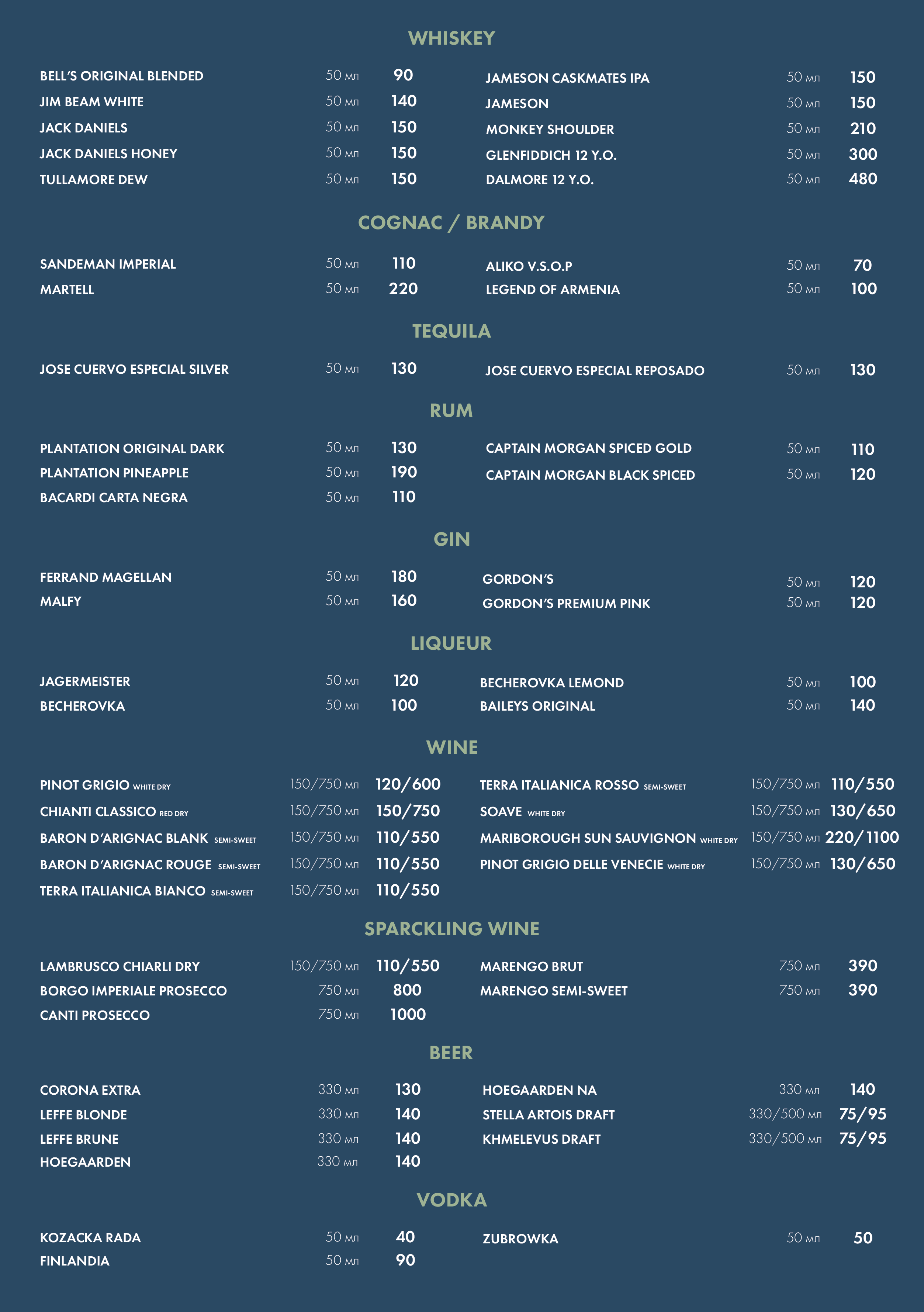 Vertel menu 3
