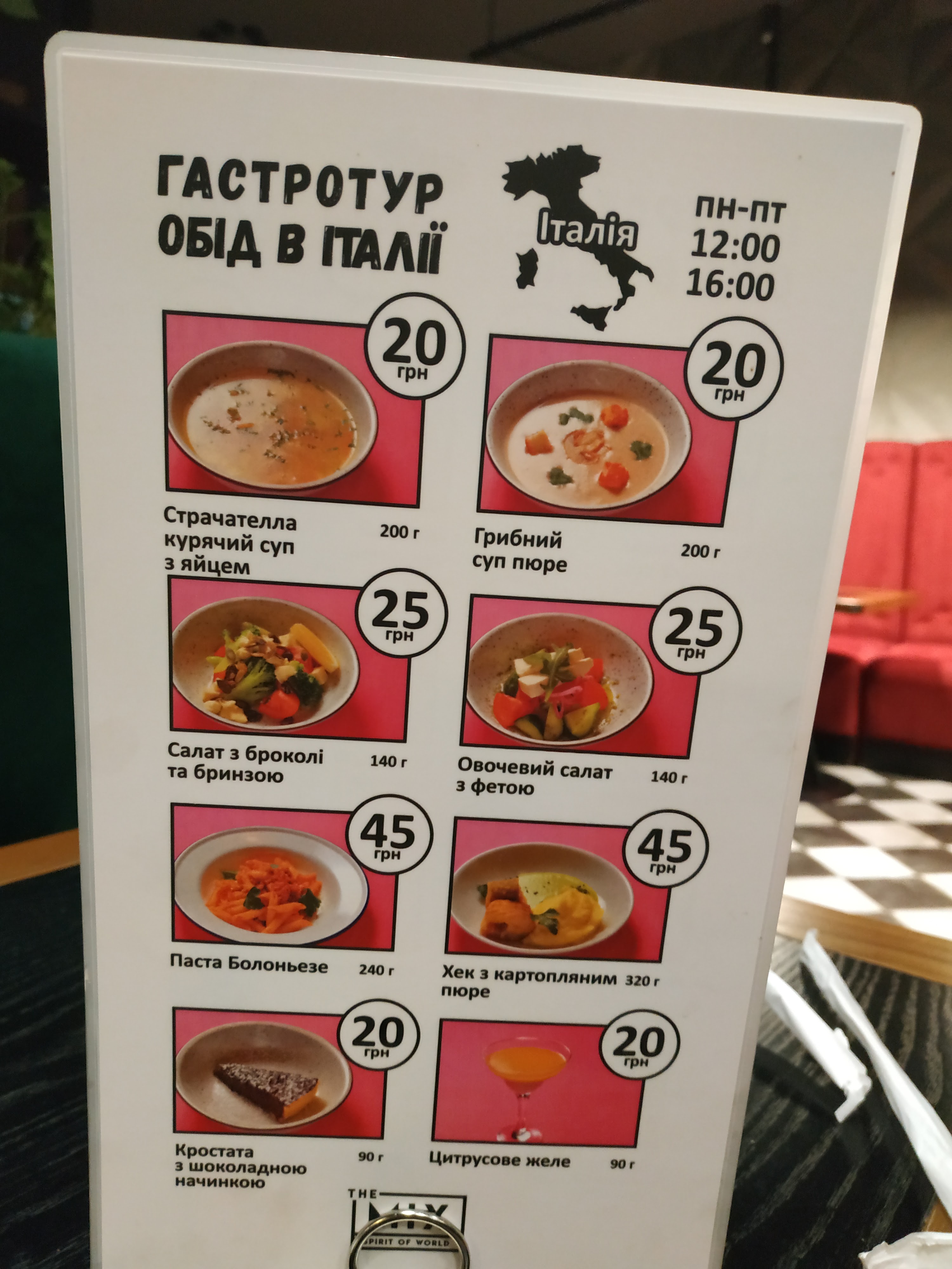 The Mix menu 8